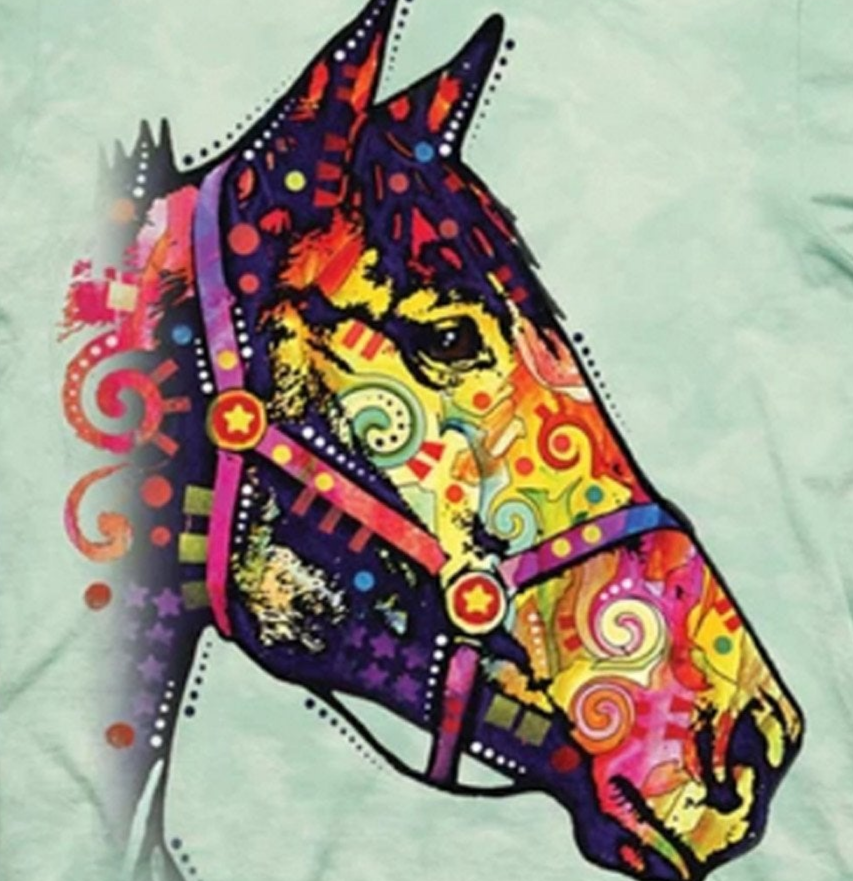 Funky Horse - Adult Unisex T-Shirt
