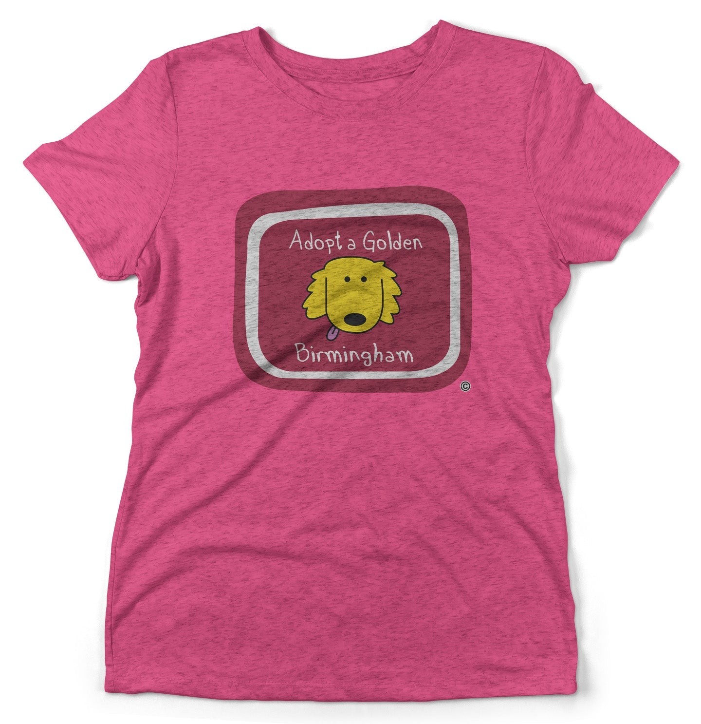 Adopt a Golden Birmingham Logo - Women's Tri-Blend T-Shirt
