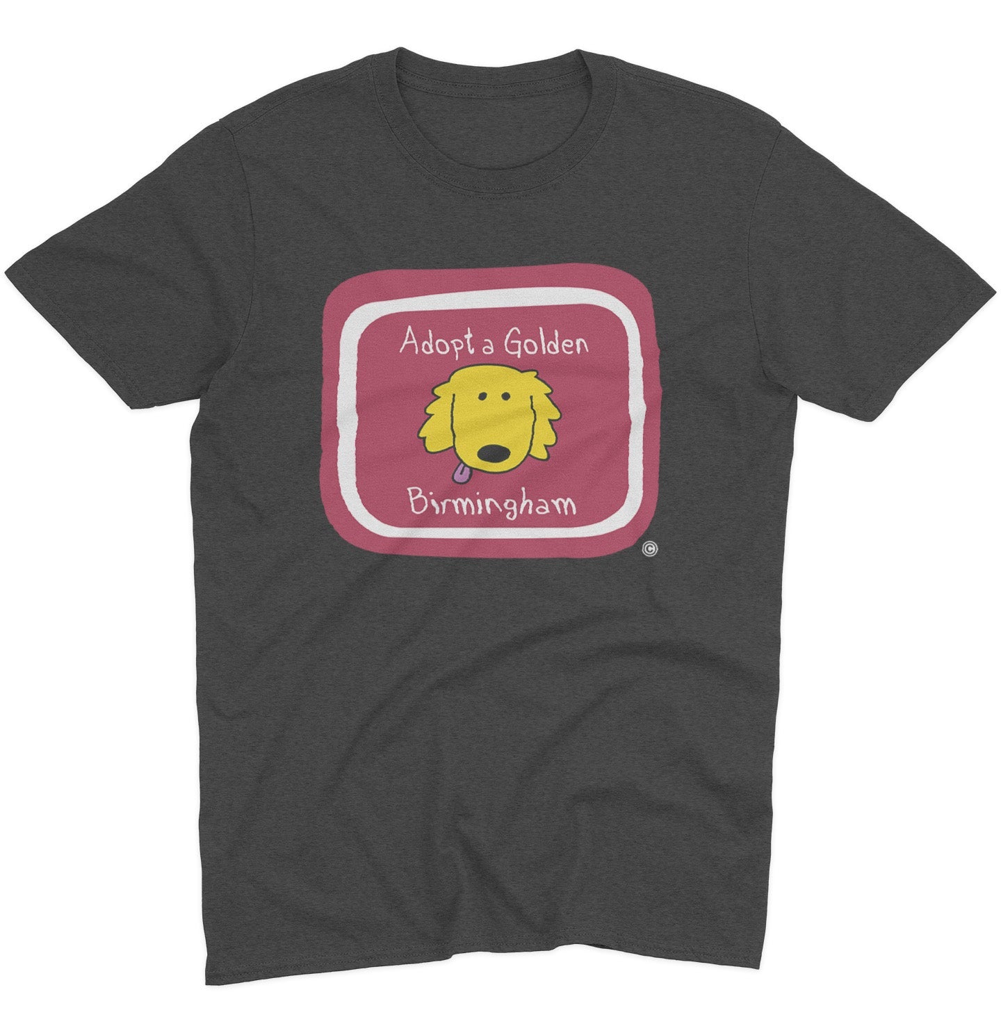 Adopt a Golden Birmingham Logo - Adult Unisex T-Shirt