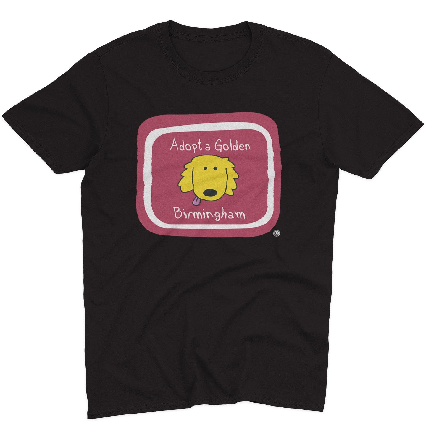 Adopt a Golden Birmingham Logo - Adult Unisex T-Shirt