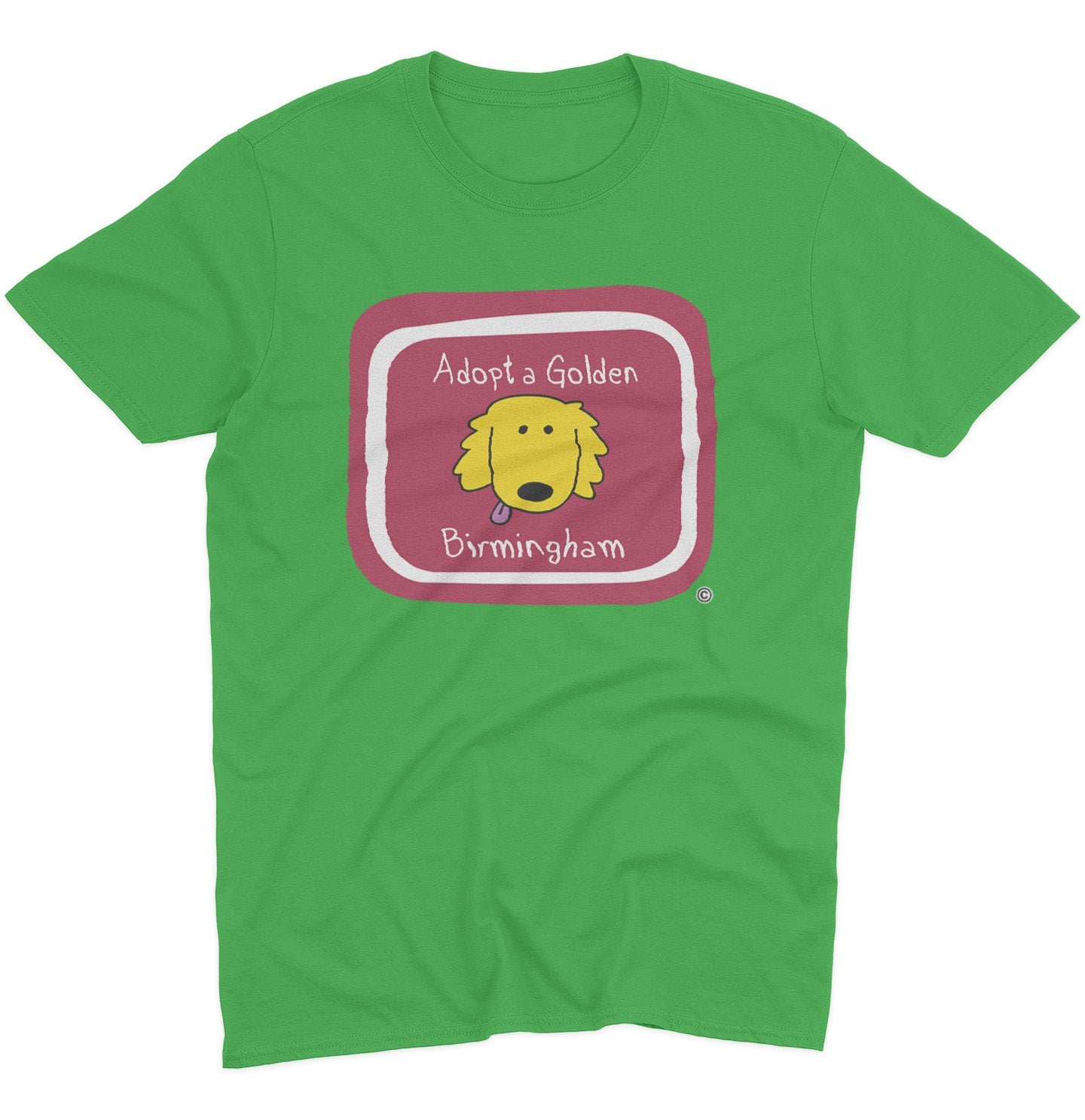 Adopt a Golden Birmingham Logo - Adult Unisex T-Shirt