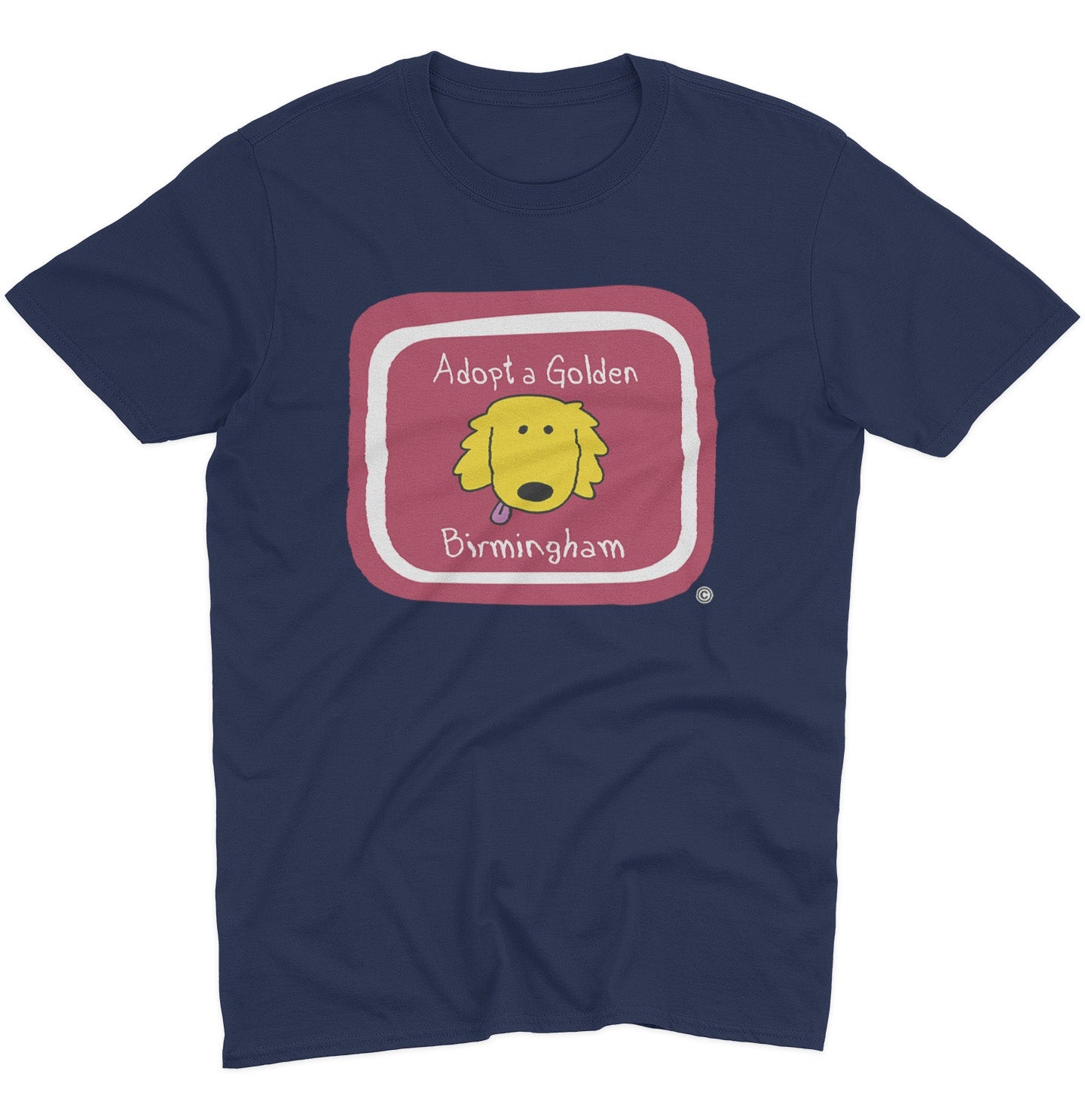 Adopt a Golden Birmingham Logo - Adult Unisex T-Shirt