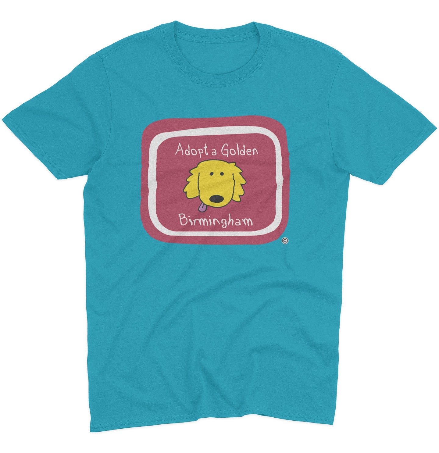 Adopt a Golden Birmingham Logo - Adult Unisex T-Shirt