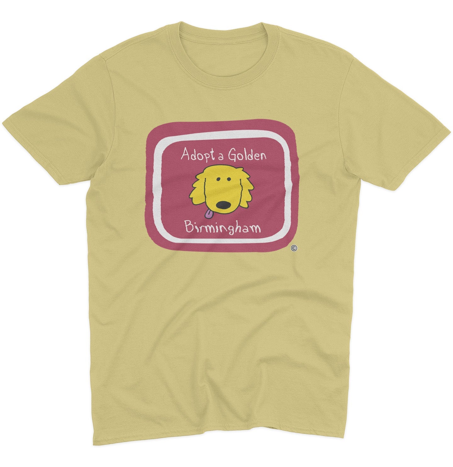 Adopt a Golden Birmingham Logo - Adult Unisex T-Shirt
