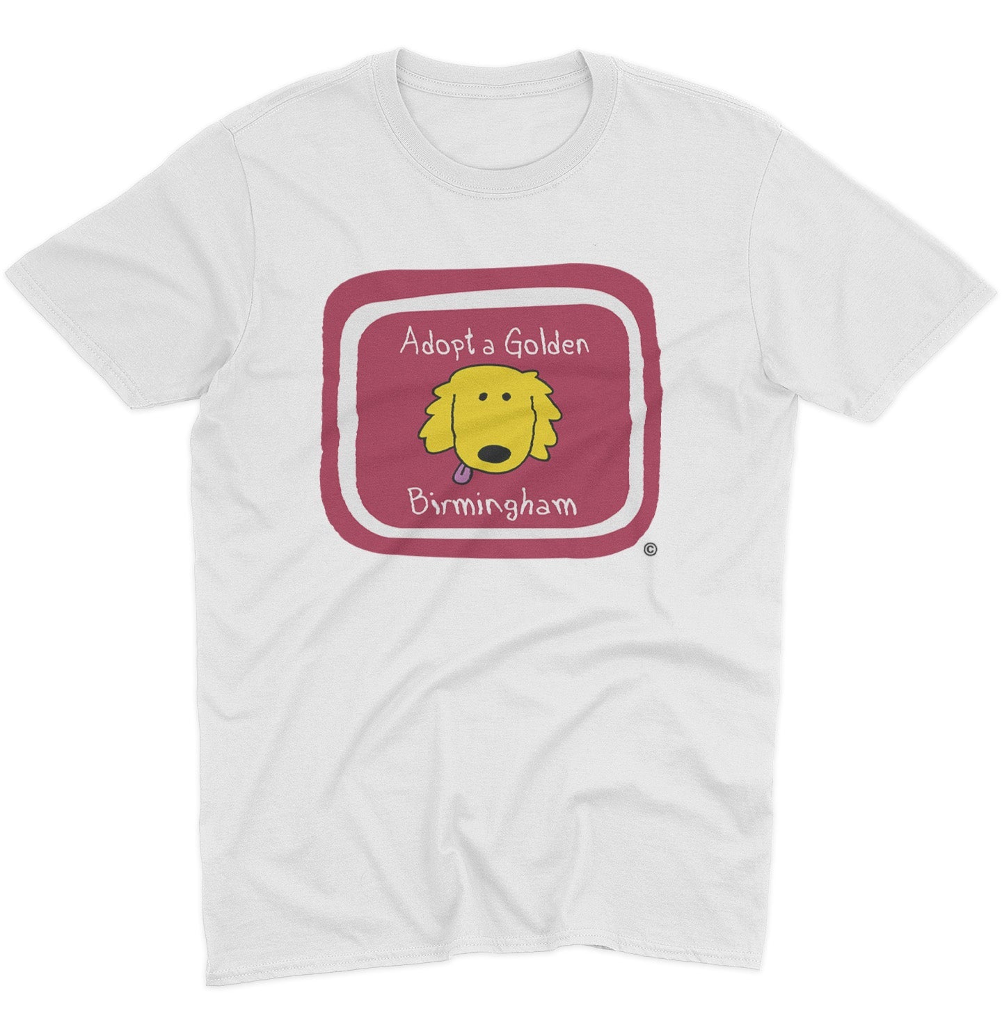 Adopt a Golden Birmingham Logo - Adult Unisex T-Shirt