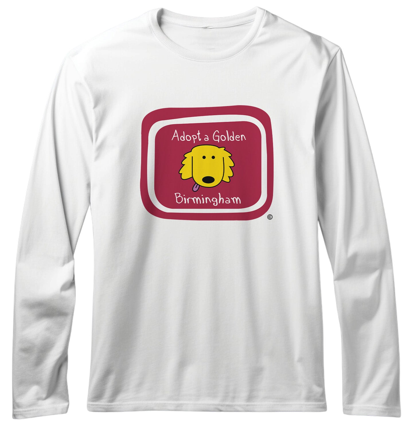 Adopt a Golden Birmingham Logo - Adult Unisex Long Sleeve T-Shirt