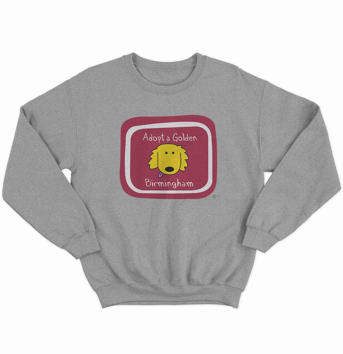 Adopt a Golden Birmingham Logo - Adult Unisex Crewneck Sweatshirt