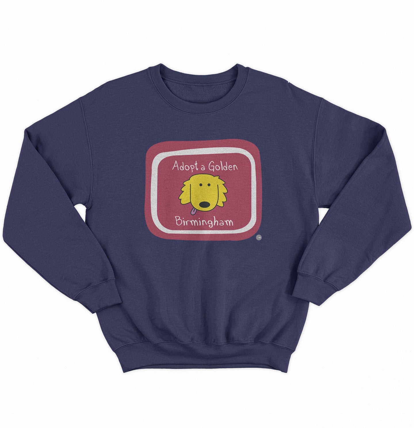 Adopt a Golden Birmingham Logo - Adult Unisex Crewneck Sweatshirt