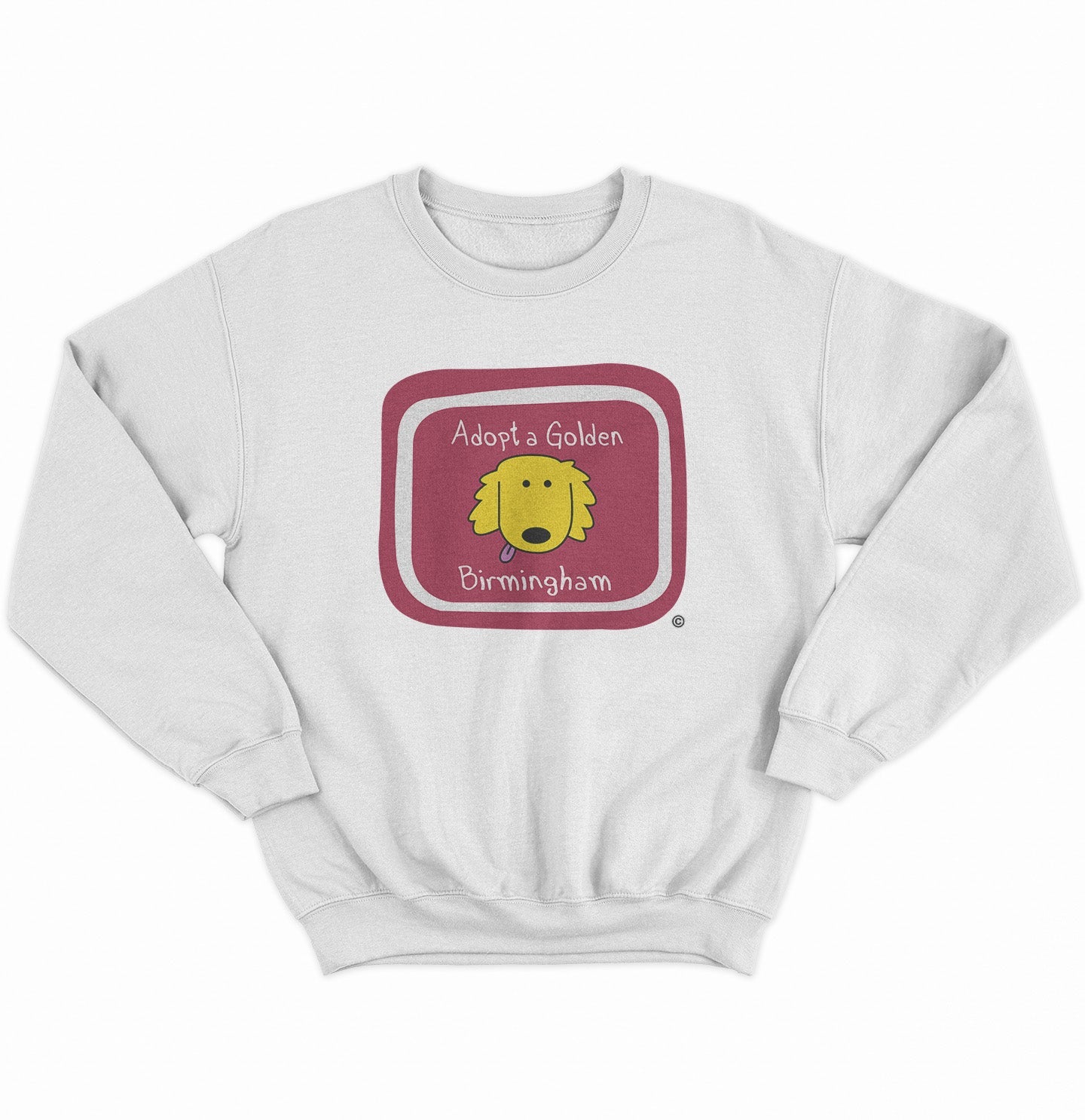 Adopt a Golden Birmingham Logo - Adult Unisex Crewneck Sweatshirt