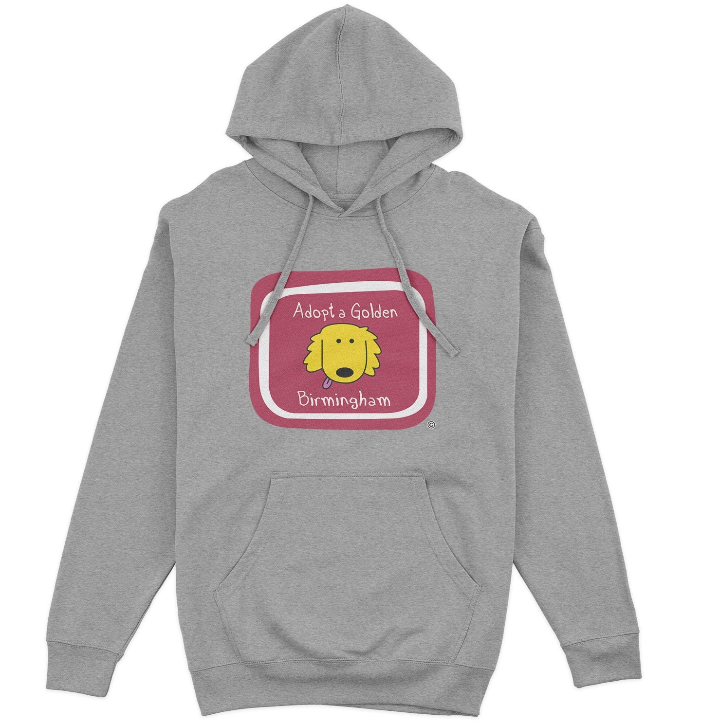 Adopt a Golden Birmingham Logo - Adult Unisex Hoodie Sweatshirt