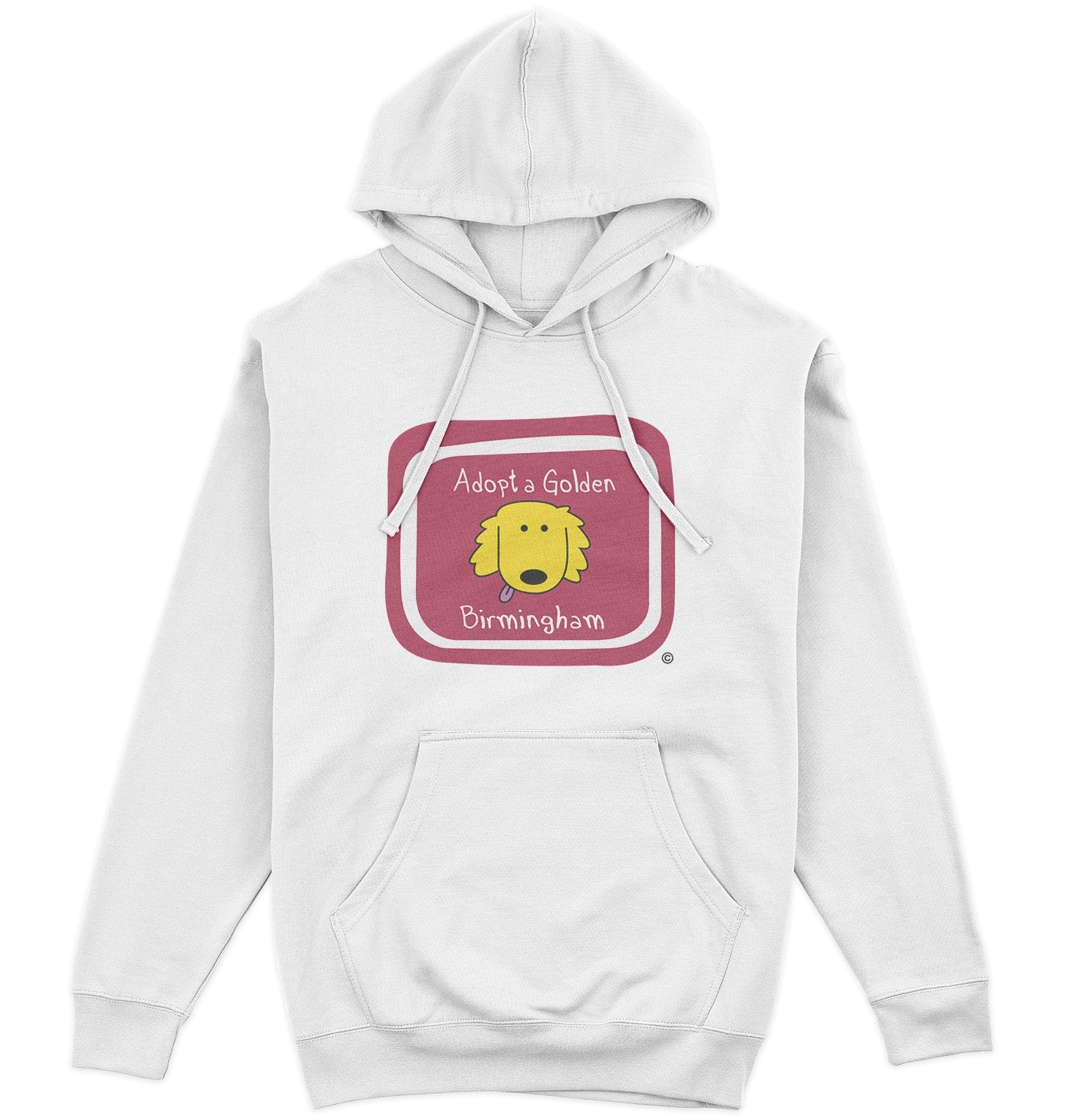 Adopt a Golden Birmingham Logo - Adult Unisex Hoodie Sweatshirt
