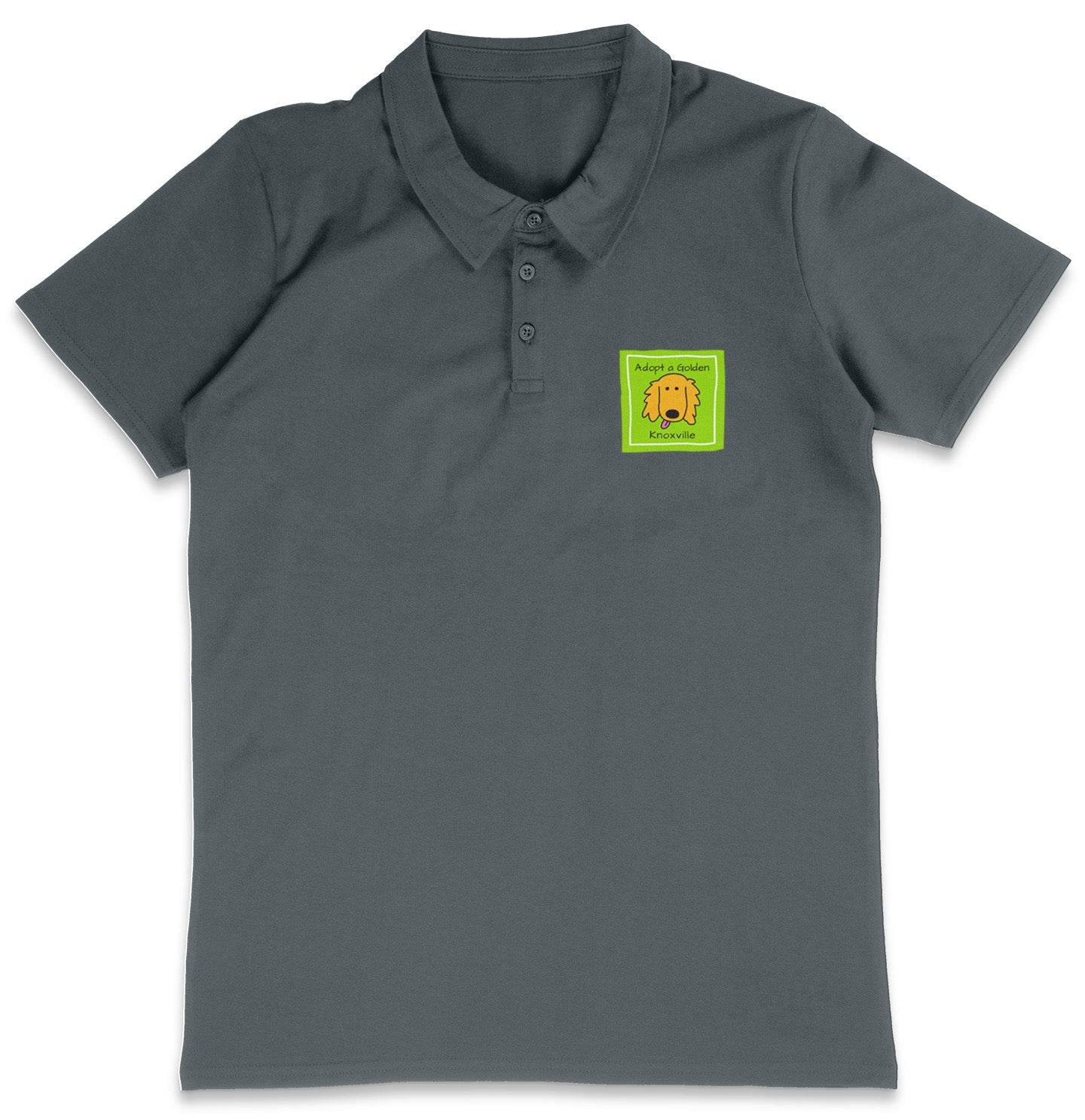 AGK LC Logo - Adult Micro-Mesh Polo - Maroon - 2X-Large - Charcoal
