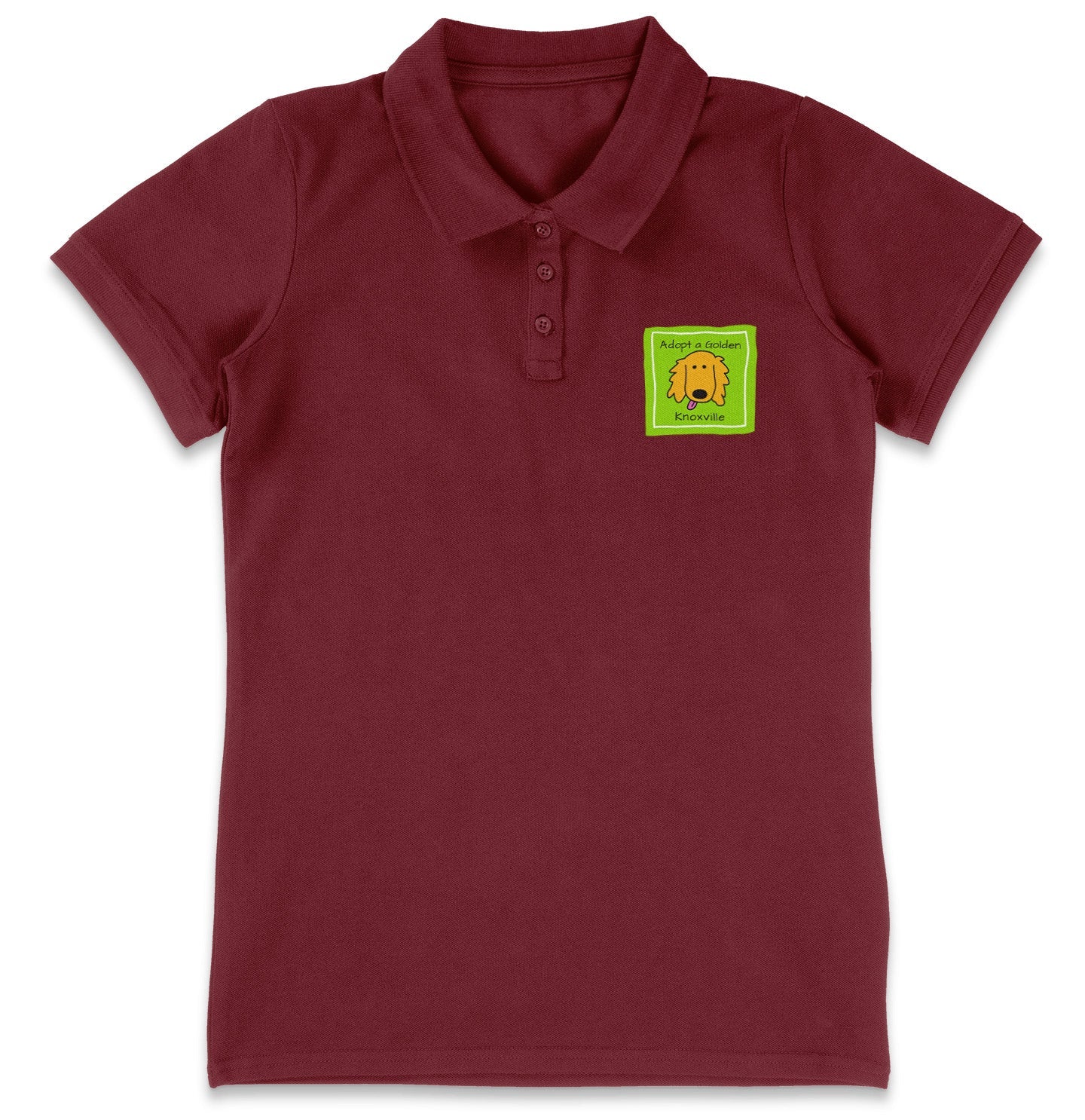 AGK LC Logo - Women's Micro-Mesh Polo - Maroon - X-Large - Sizes