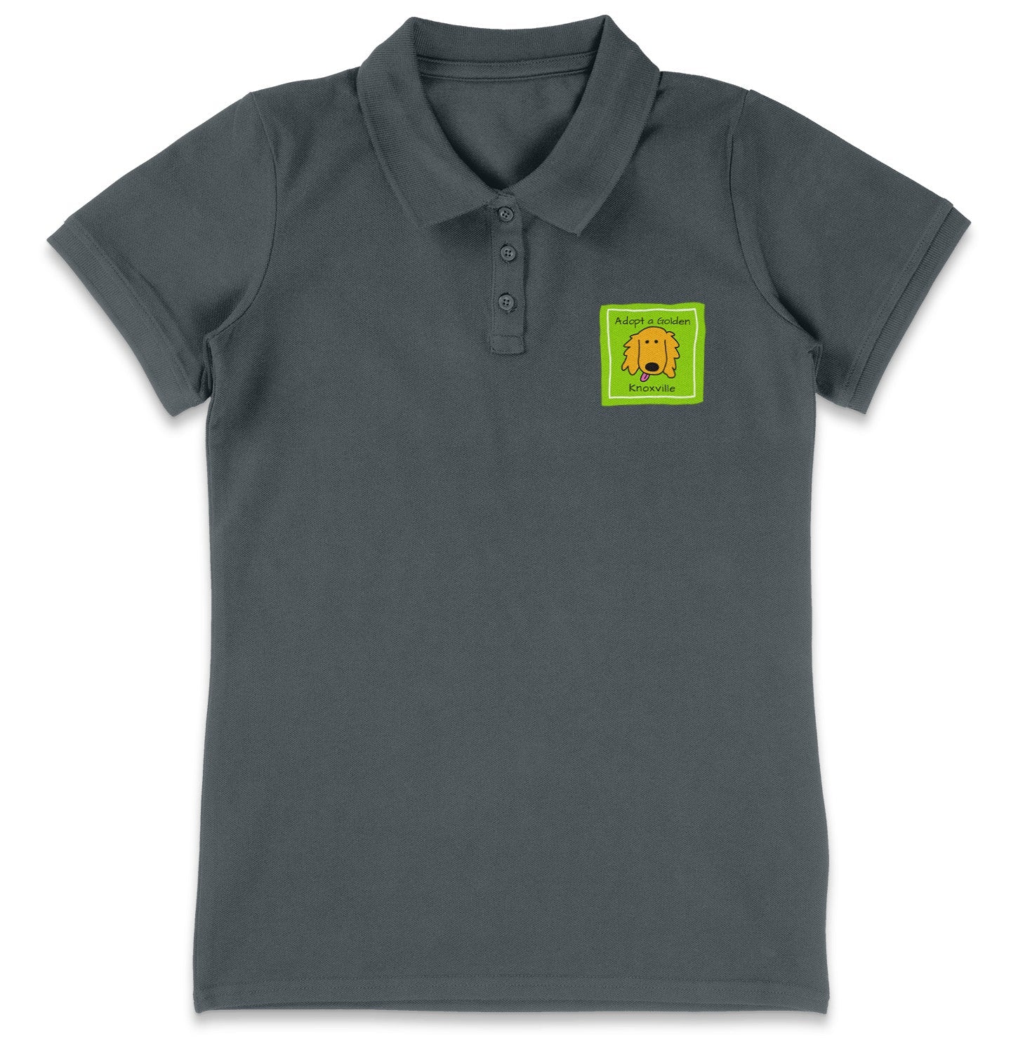 AGK LC Logo - Women's Micro-Mesh Polo - Maroon - 2X-Large - Charcoal