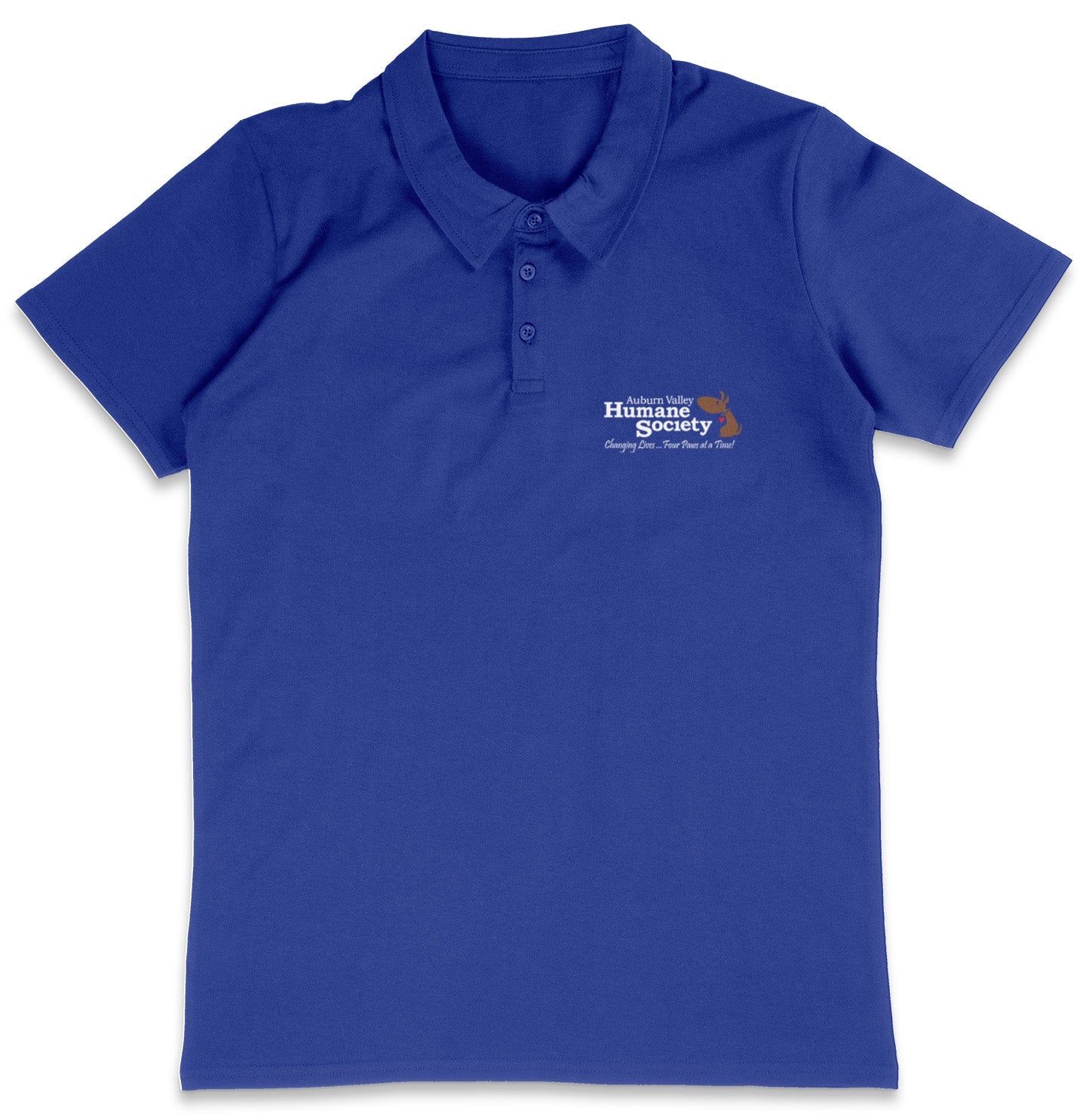 AVHS LC Logo - Adult Micro-Mesh Polo - Black - Medium - Royal