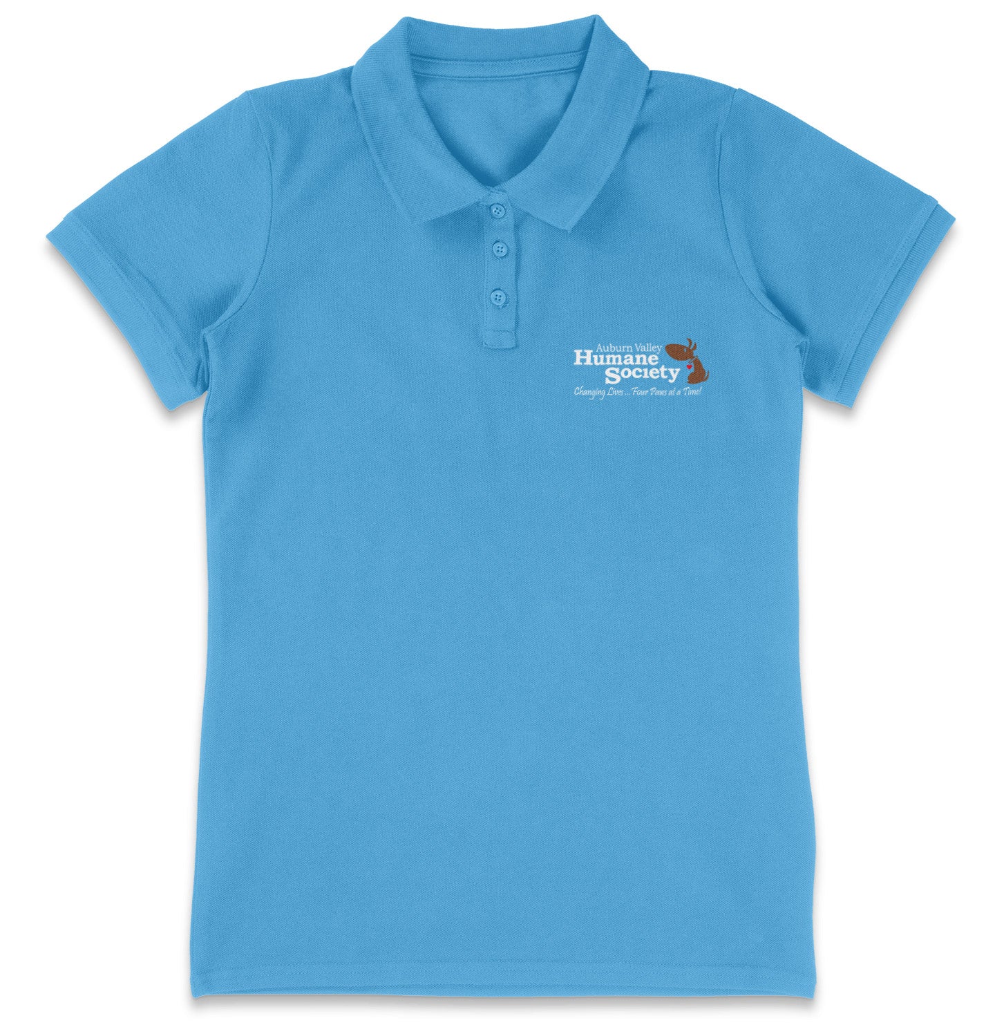 AVHS LC Logo - Women's Micro-Mesh Polo - Light Blue - X-Large - Sizes