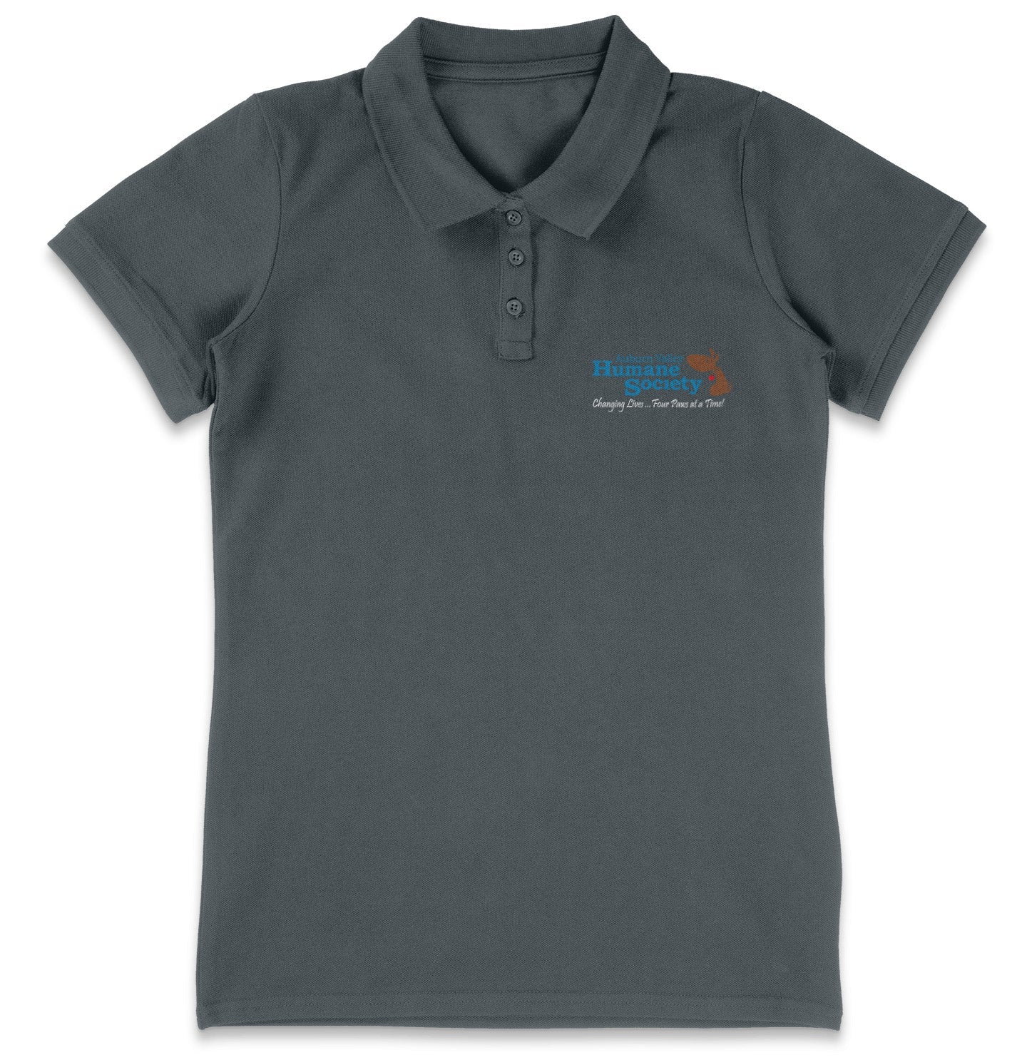 AVHS LC Logo - Women's Micro-Mesh Polo - Light Blue - 3X-Large - Grey