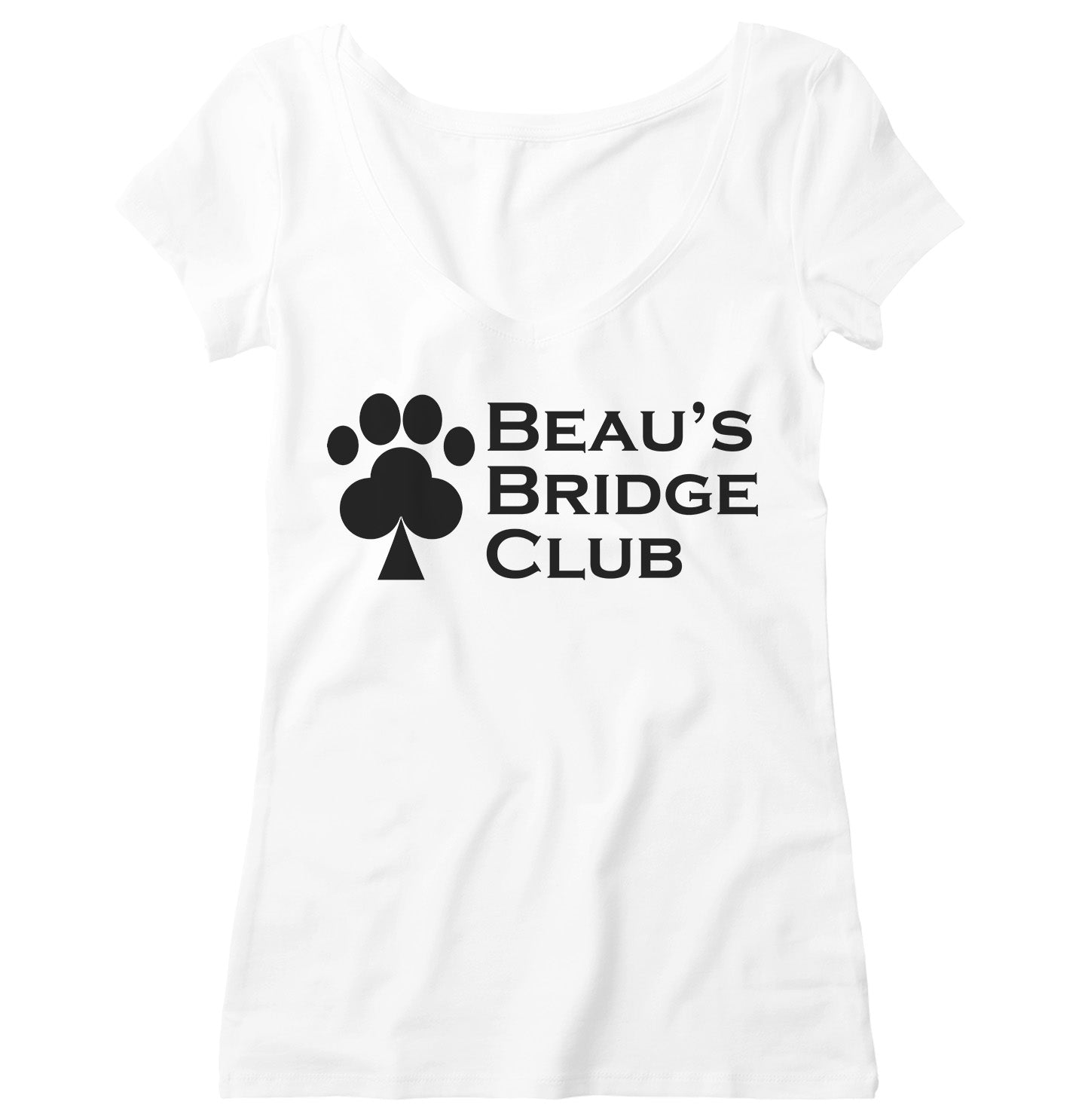 BBC Logo - Women's V-Neck T-Shirt - White