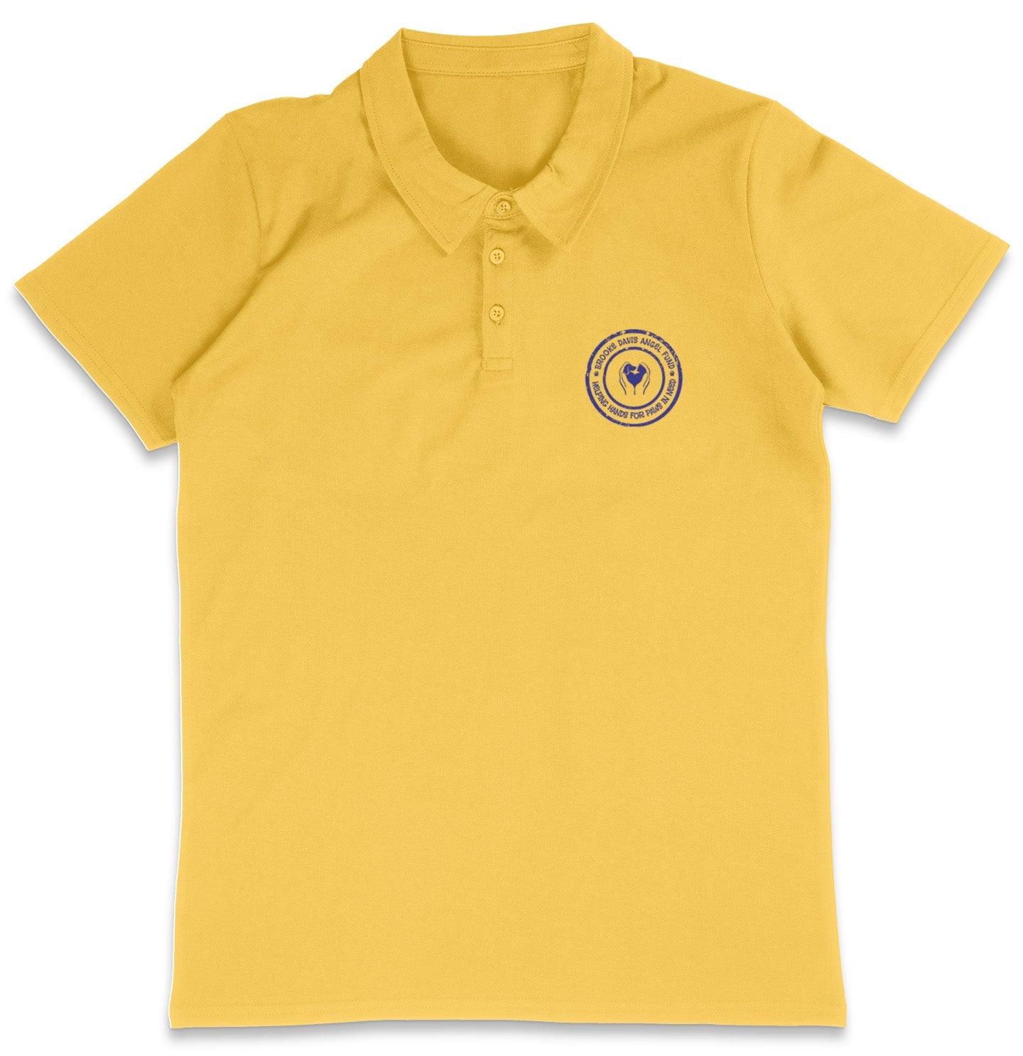 Brooke Davis Angel Fund Circle LC Logo - Adult Micro-Mesh Polo - Light Blue - 3X-Large - White