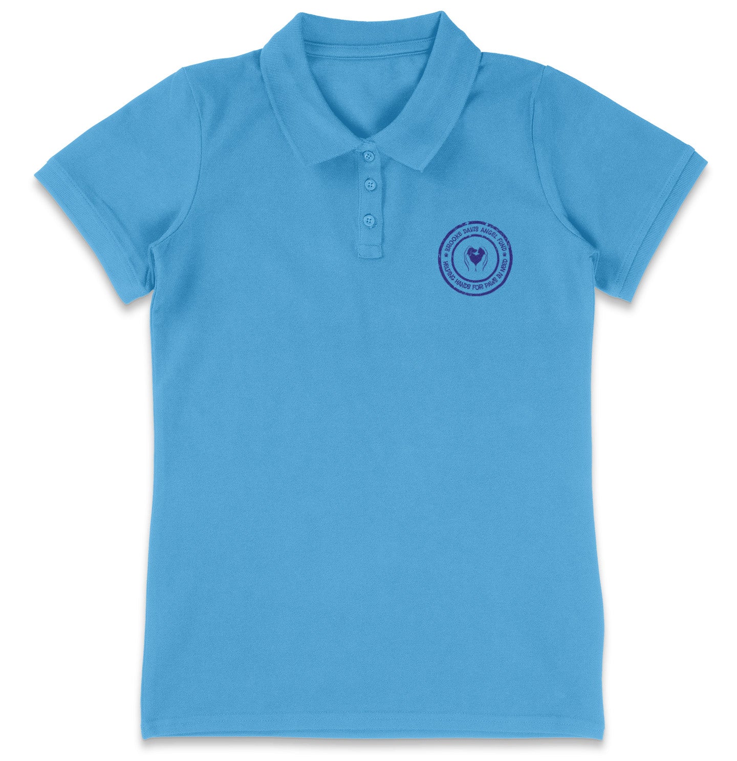 Brooke Davis Angel Fund Circle LC Logo - Women's Micro-Mesh Polo - Light Blue - X-Large - Sizes