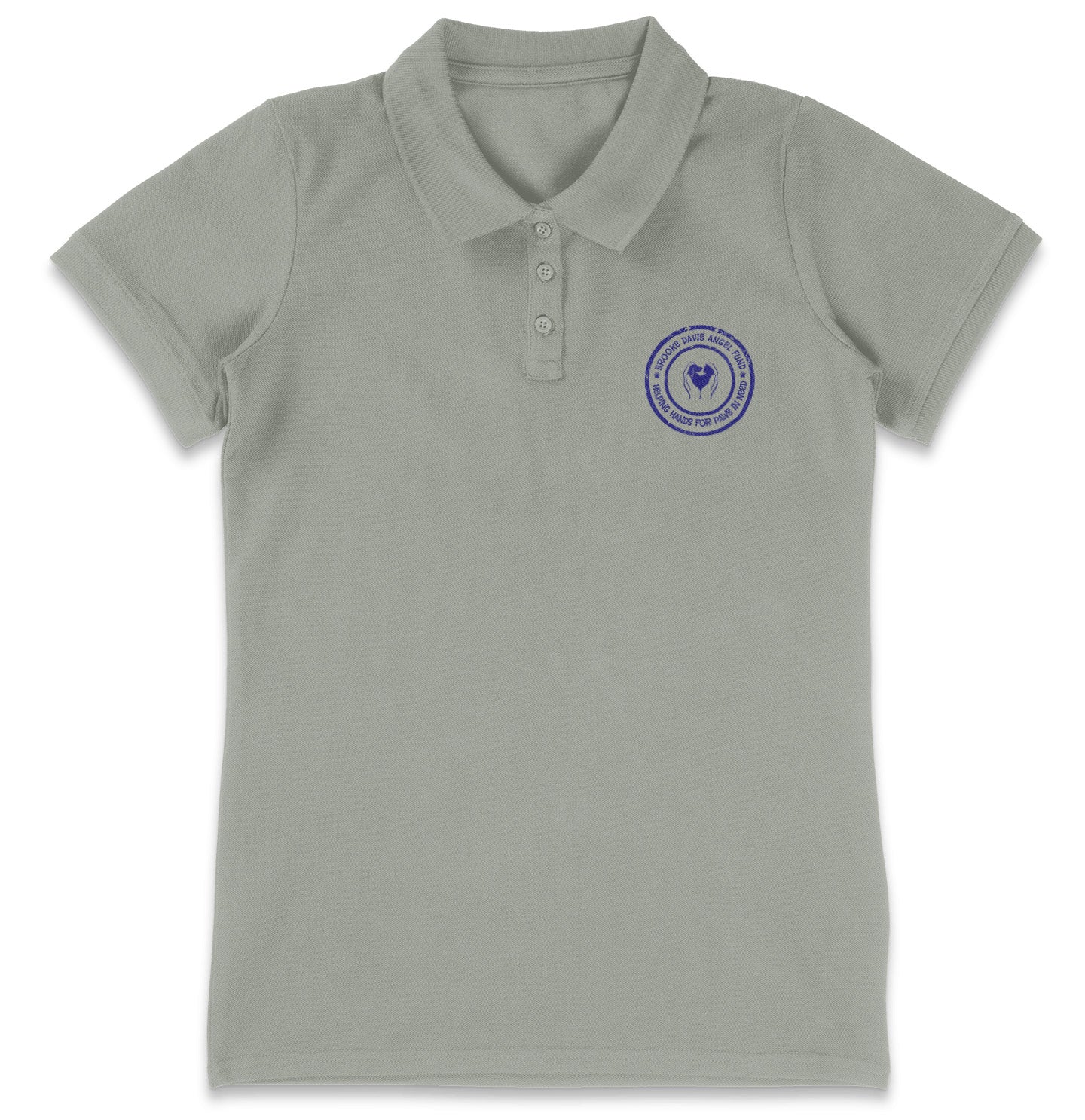 Brooke Davis Angel Fund Circle LC Logo - Women's Micro-Mesh Polo - Light Blue - Medium - Graphic