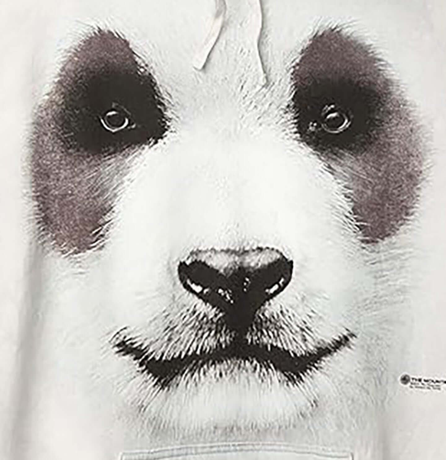 Big Face Panda - Adult Unisex Hoodie Sweatshirt