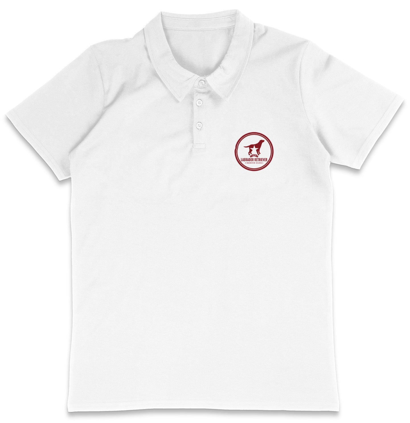 Maroon DFWLRR LC Logo - Adult Micro-Mesh Polo - Black - 2X-Large - White