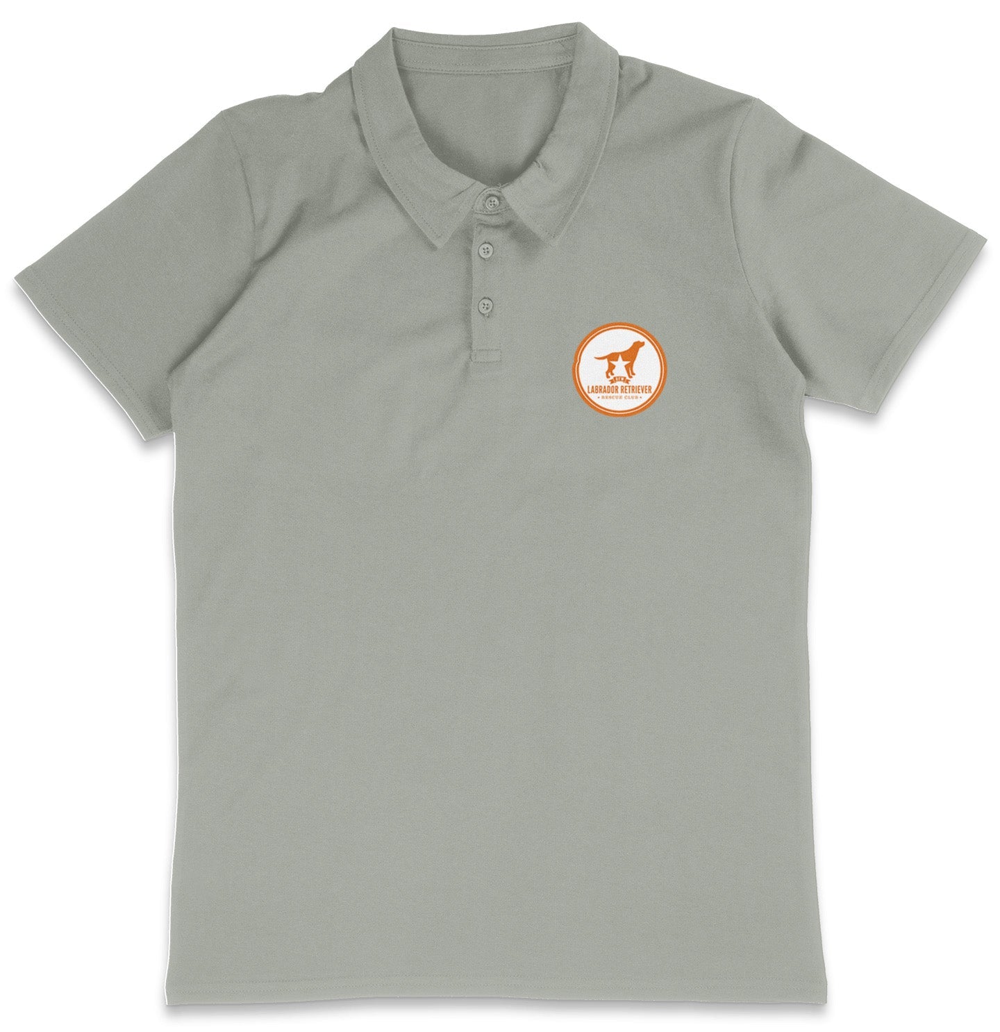 Burnt Orange DFWLRR LC Logo - Adult Micro-Mesh Polo - Black - 2X-Large - White