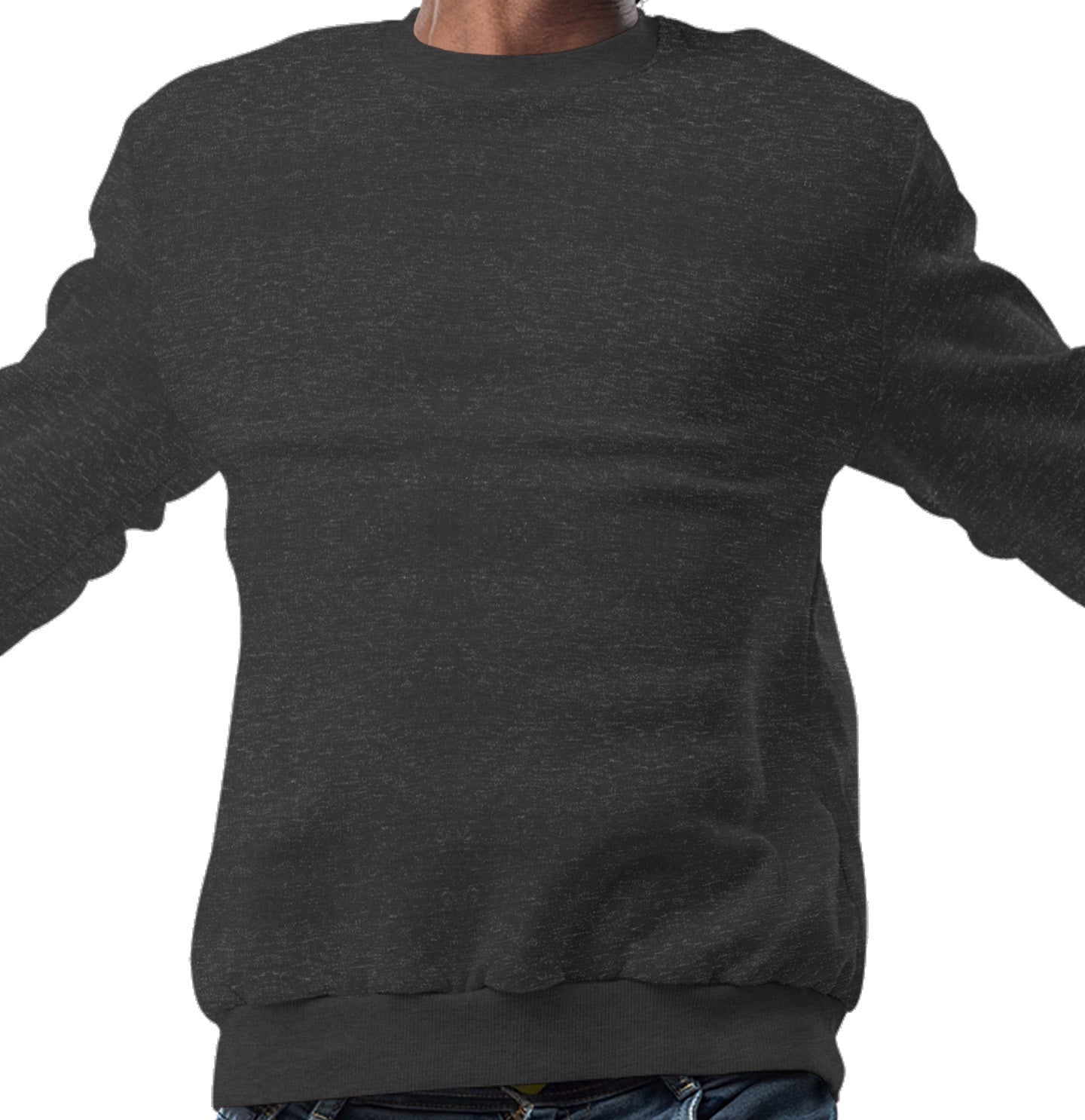 DTH Rams Athletics Full Color Sport Arch - Adult Unisex Crewneck Sweatshirt - Dark Grey