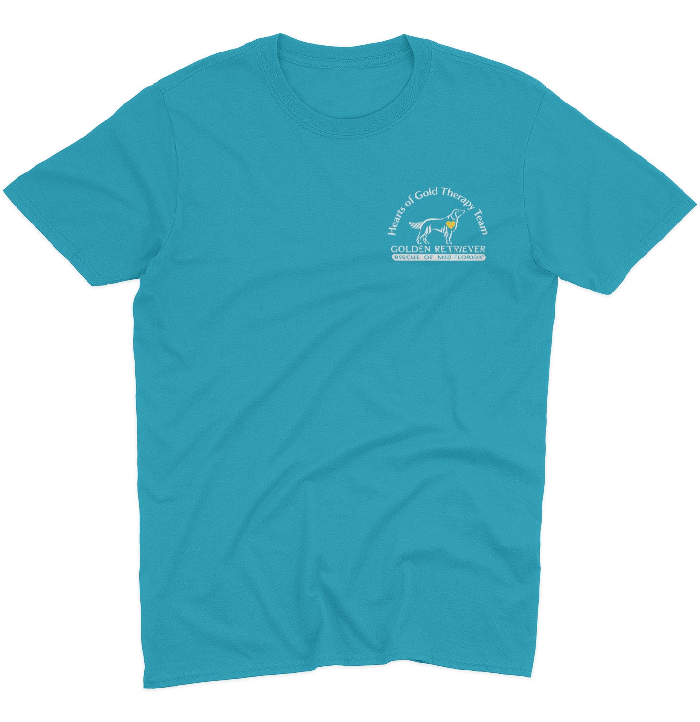 Hearts of Gold Left Chest Logo - Adult Unisex T-Shirt