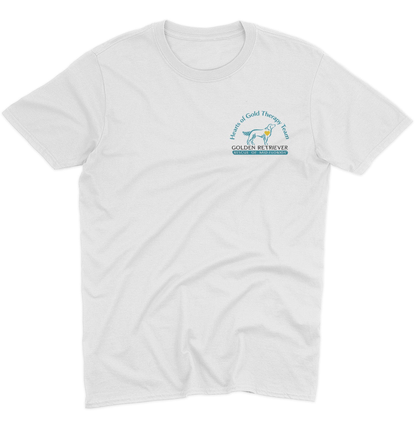 Hearts of Gold Left Chest Logo - Adult Unisex T-Shirt