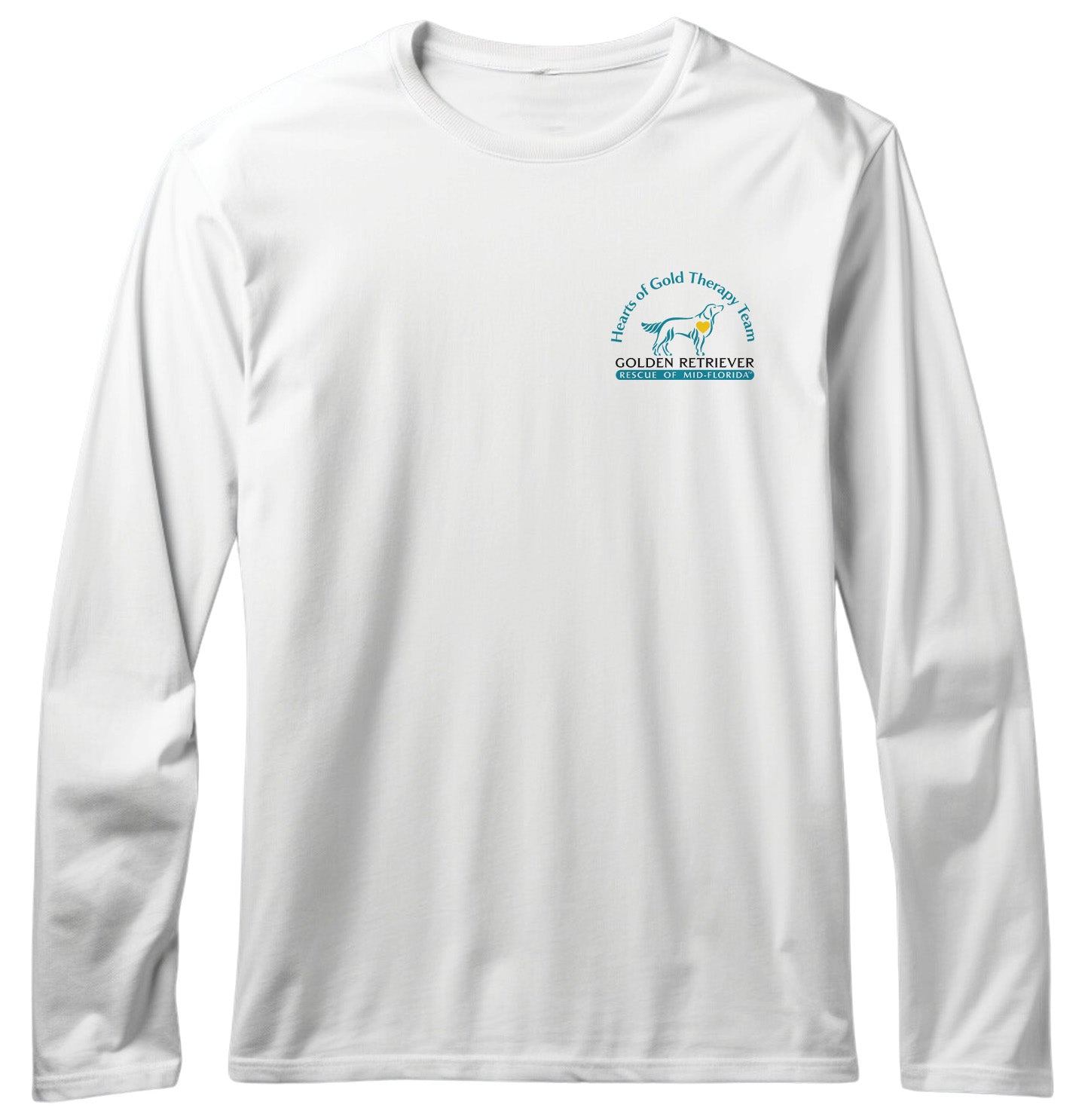 Hearts of Gold Left Chest Logo - Adult Unisex Long Sleeve T-Shirt