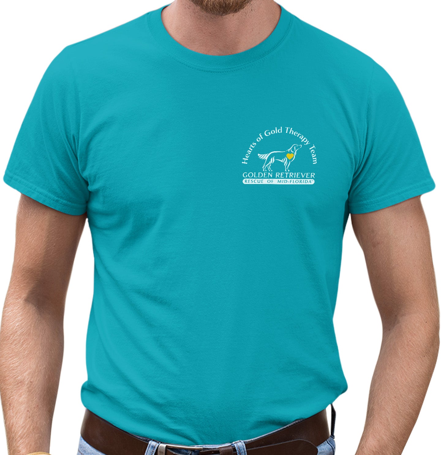 Hearts of Gold Left Chest Logo (Coordinators) - Adult Dri-Fit T-shirt