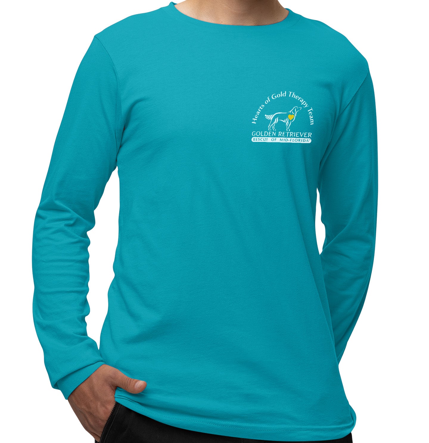 Hearts of Gold Left Chest Logo (Coordinators) - Adult Dri-Fit Long Sleeve T-shirt