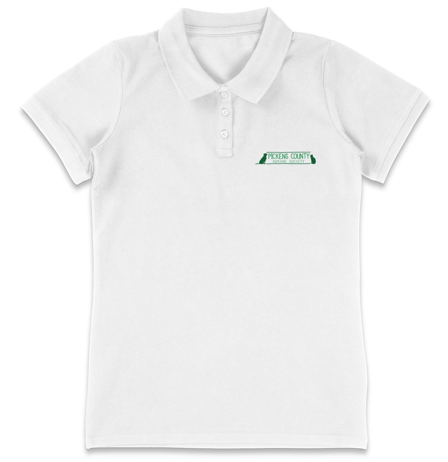 PCHS LC Logo - Women's Micro-Mesh Polo - Black - Small - White