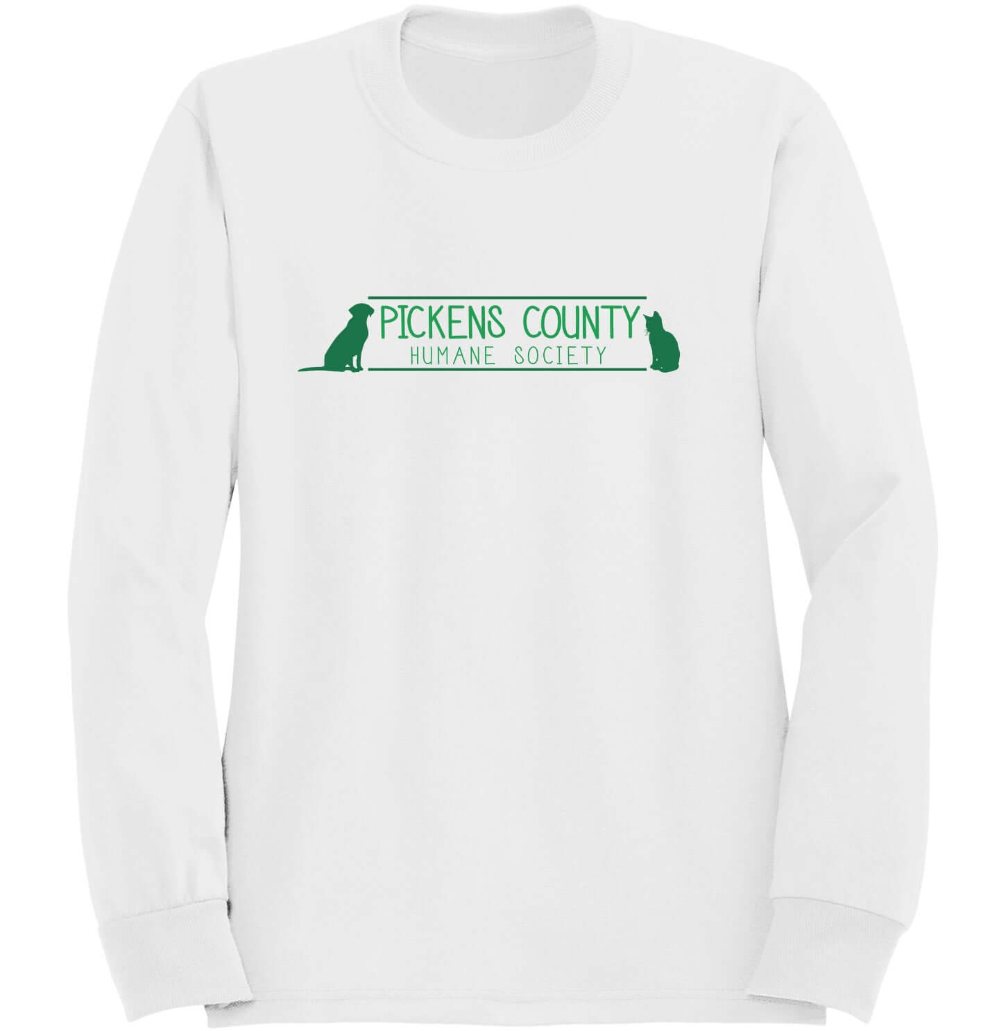 PCHS Logo - Adult Unisex Crewneck Sweatshirt - White