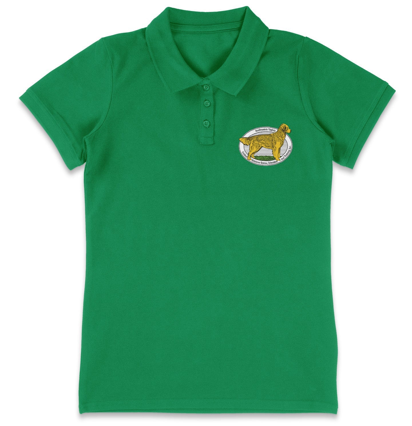 SEVA GRREAT LC Logo - Women's Micro-Mesh Polo - Kelly Green - X-Large - Sizes