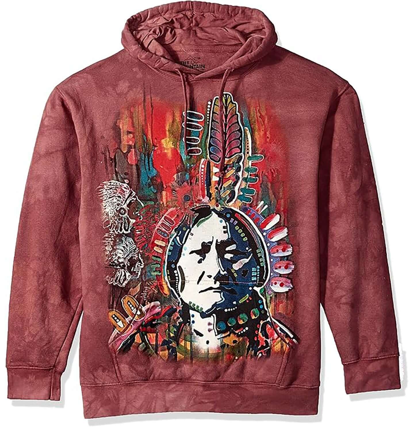 Sitting Bull - Adult Unisex Hoodie Sweatshirt