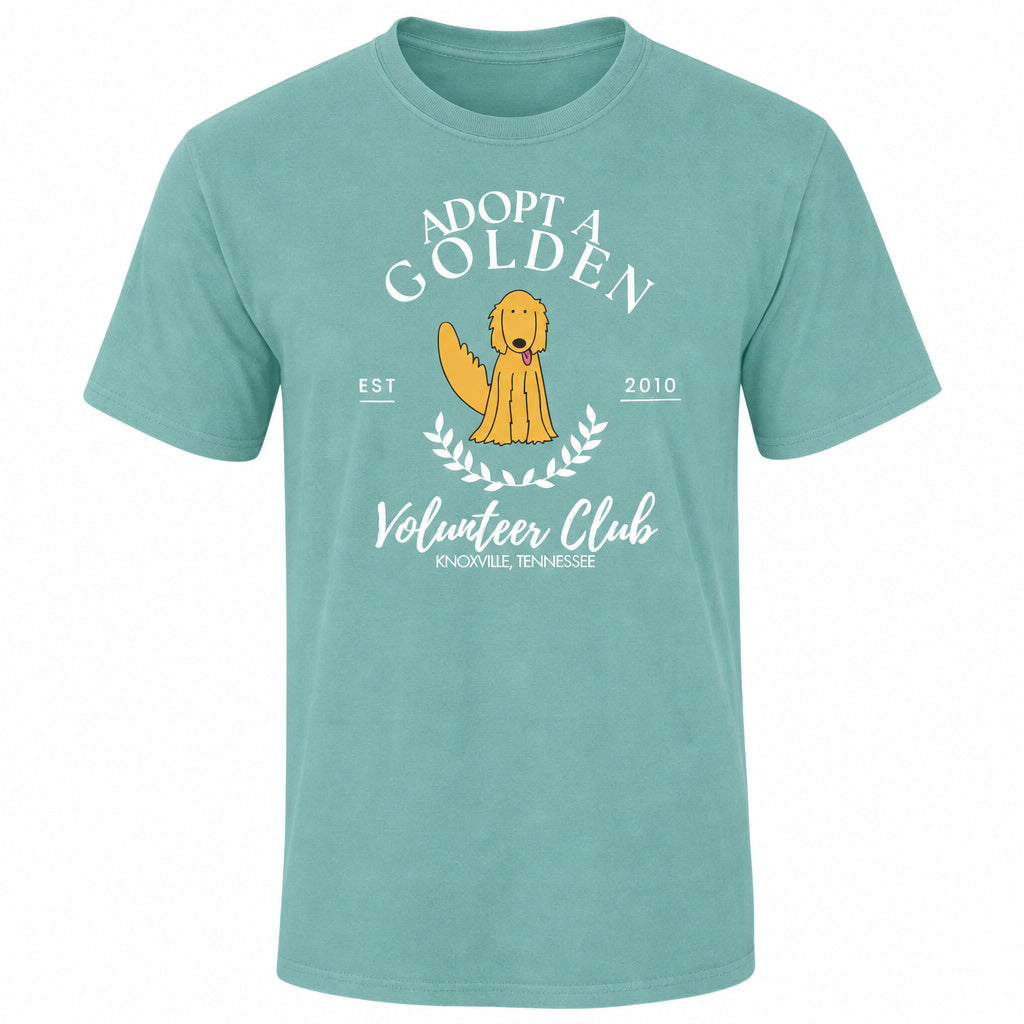 AGK Adopt A Golden Volunteer Club - Adult Unisex Comfort Colors T-shirt