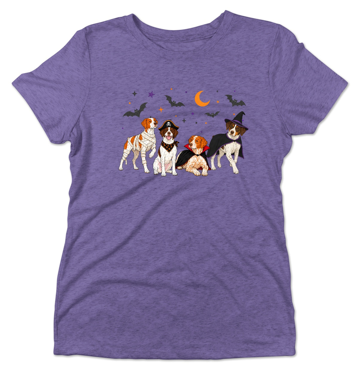 Brittany Halloween Lineup - Women's Tri-Blend T-Shirt