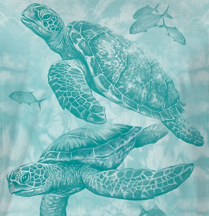 Monotone Sea Turtle - Kids' Unisex T-Shirt