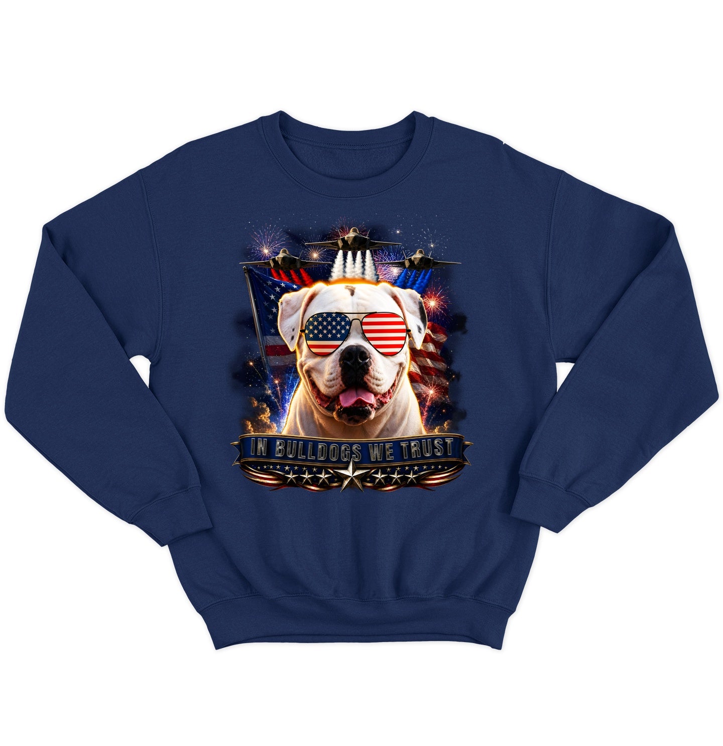 In American Bulldogs We Trust - Crewneck Sweatshirt
