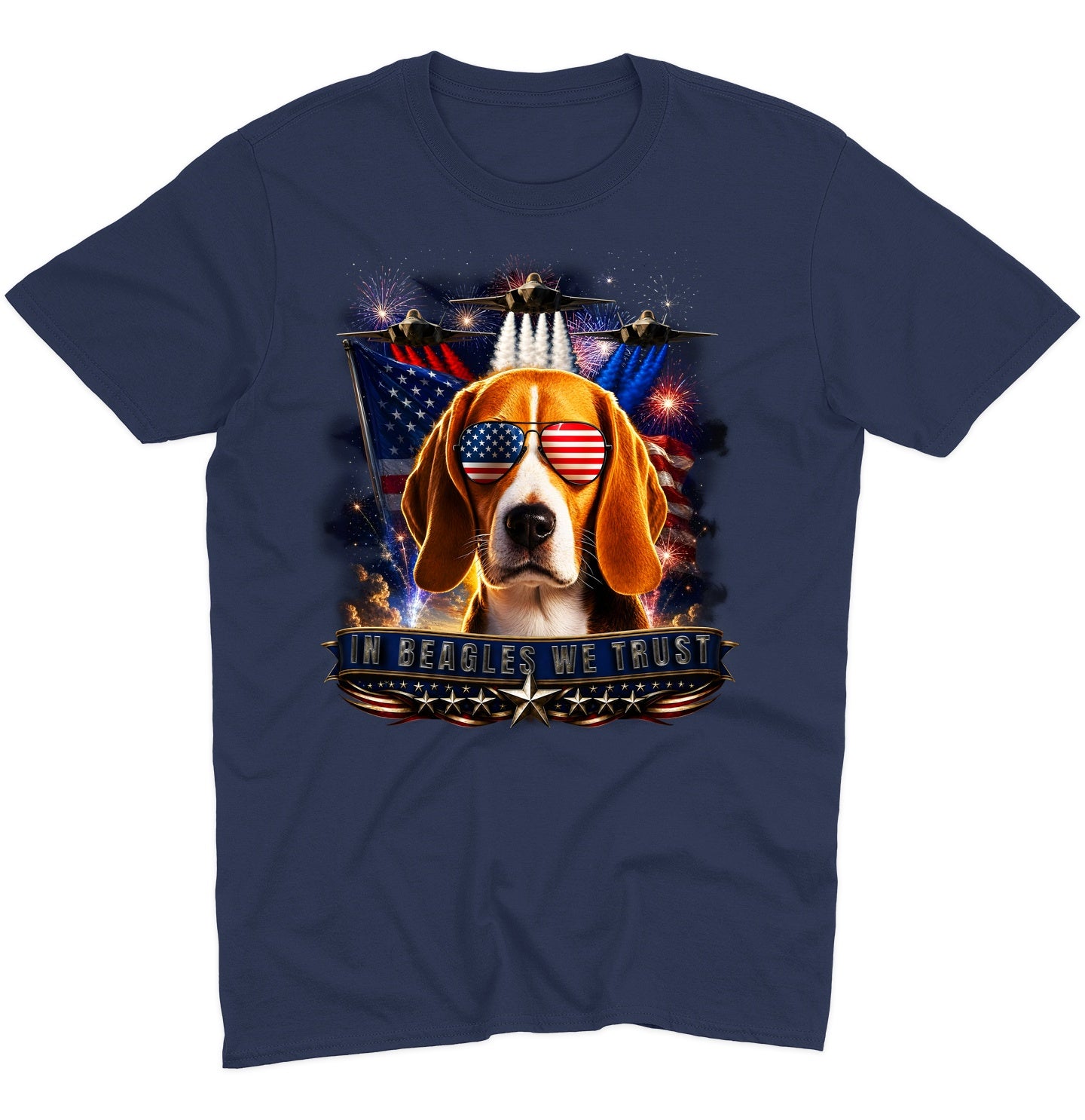 In Beagles We Trust - Adult Unisex T-Shirt