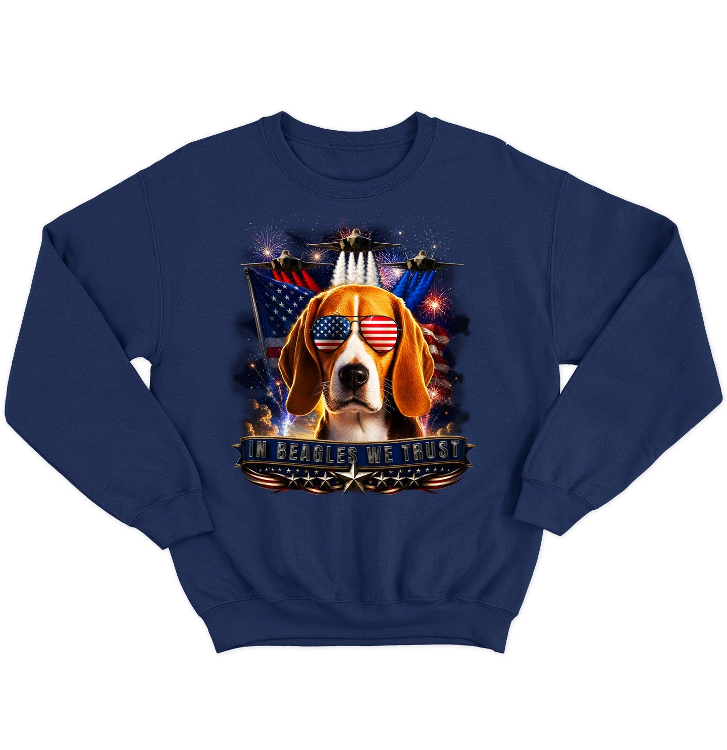 In Beagles We Trust - Crewneck Sweatshirt