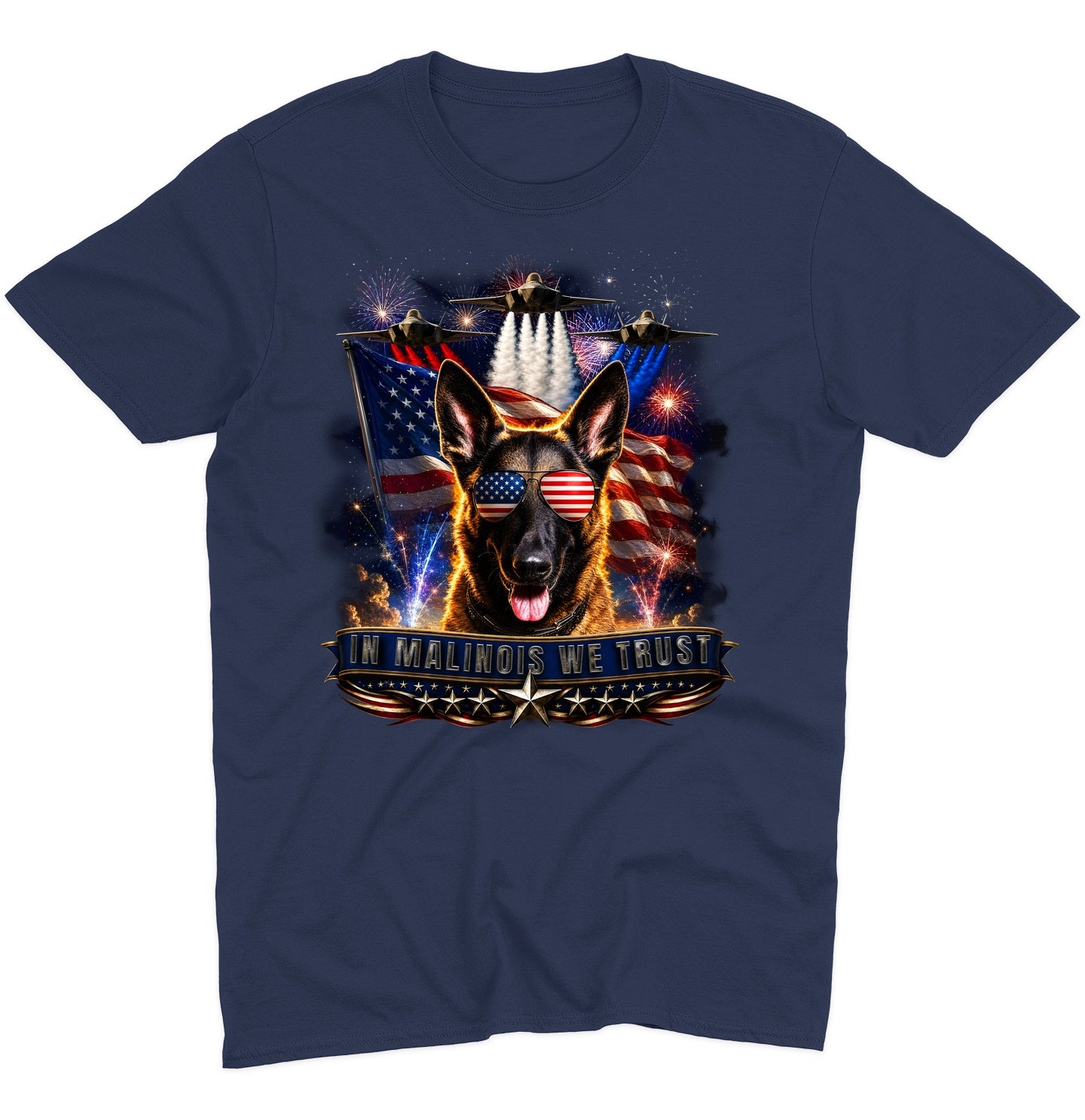 In Belgian Malinois We Trust - Adult Unisex T-Shirt