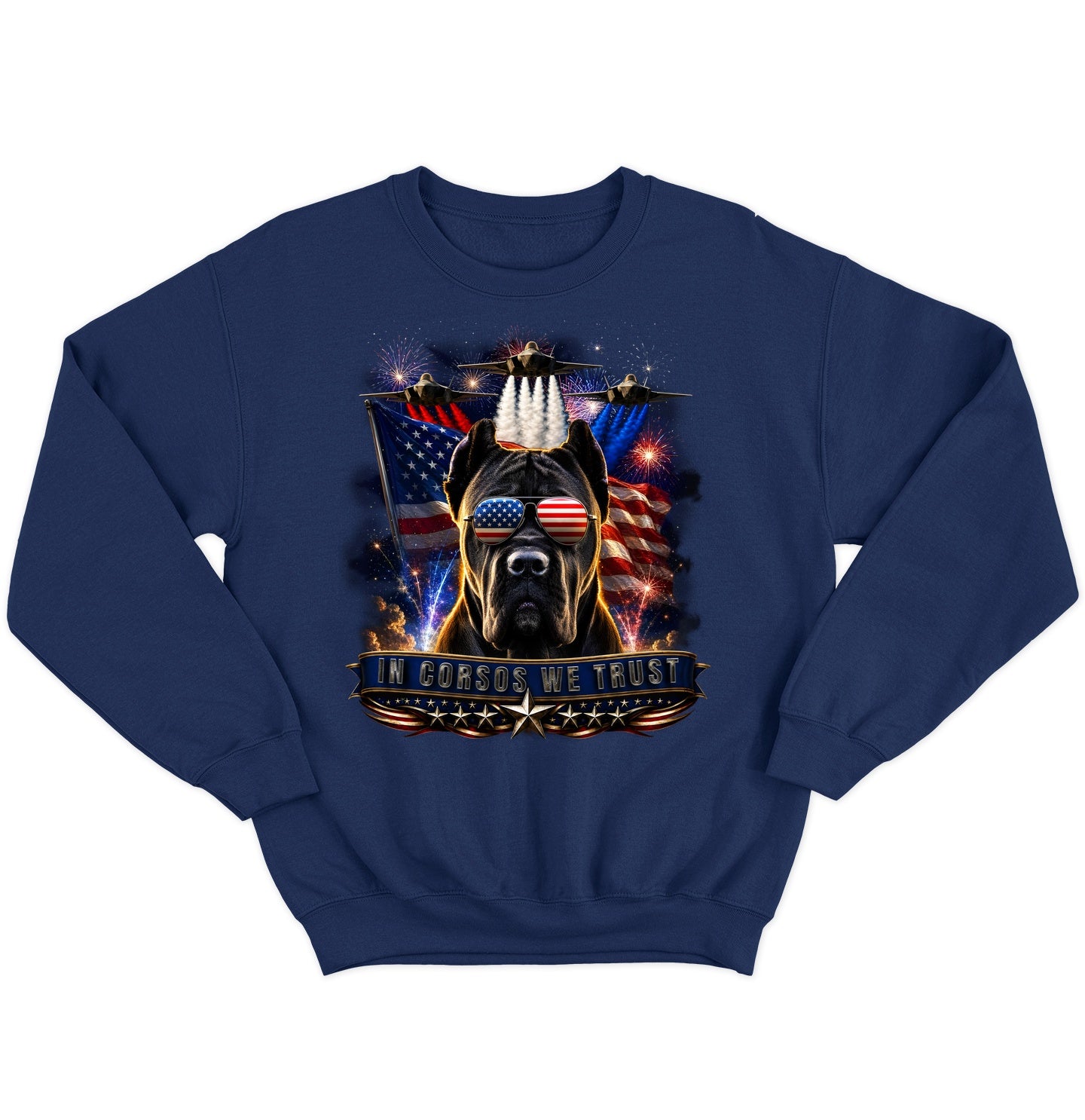 In Cane Corsi We Trust - Crewneck Sweatshirt