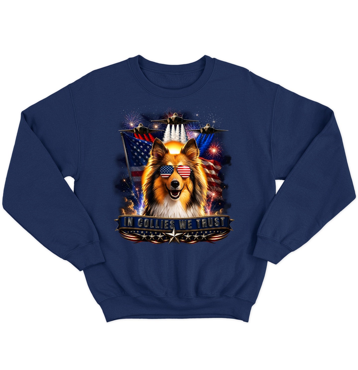 In Collies We Trust - Crewneck Sweatshirt