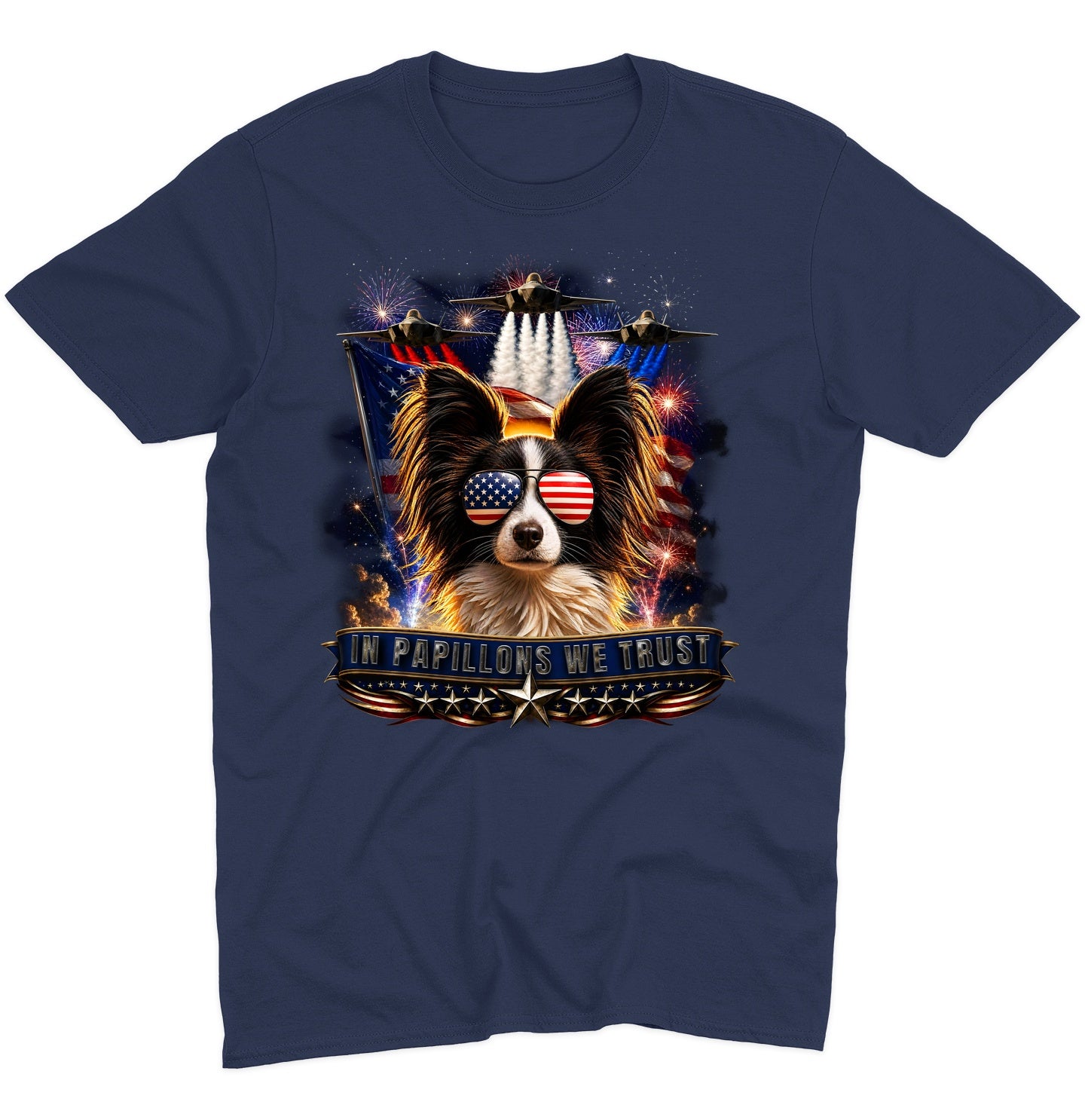 In Papillons We Trust - Adult Unisex T-Shirt