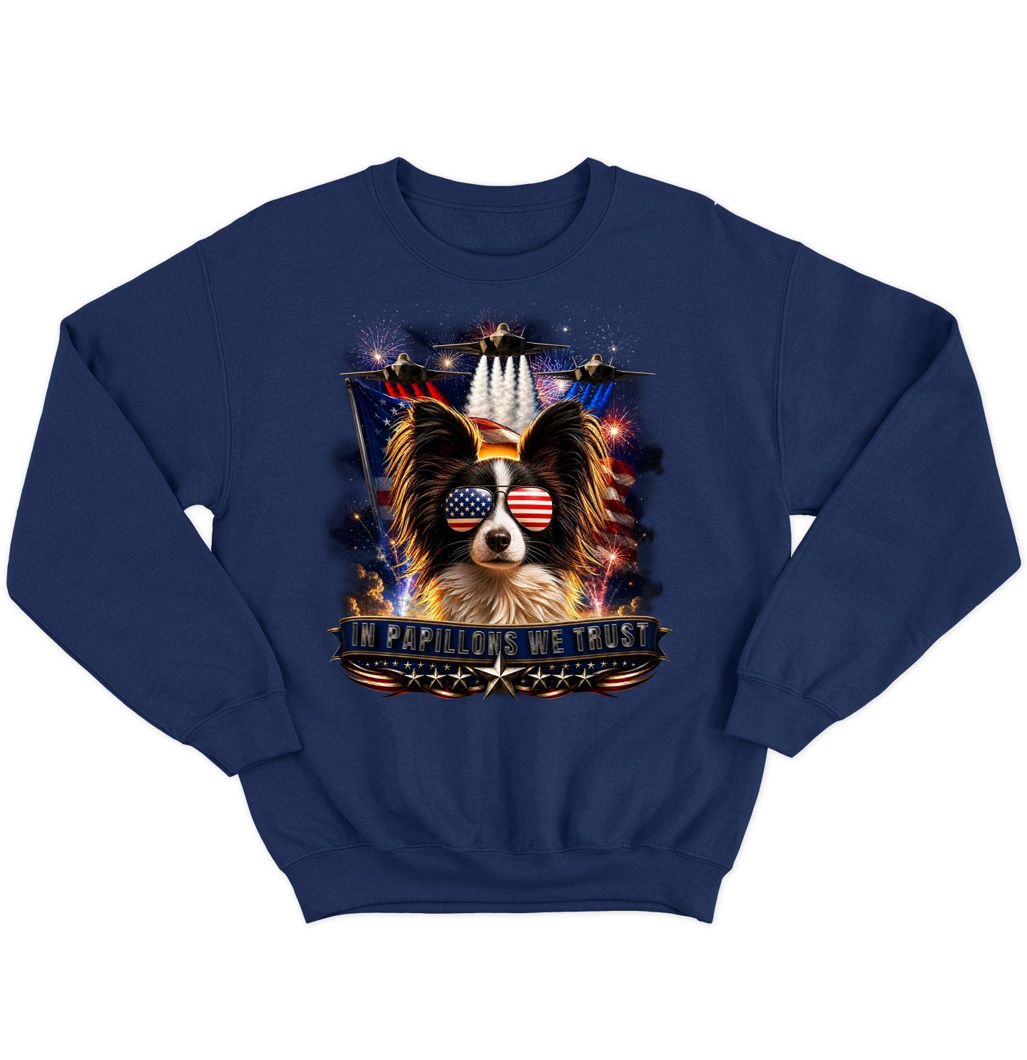 In Papillons We Trust - Crewneck Sweatshirt