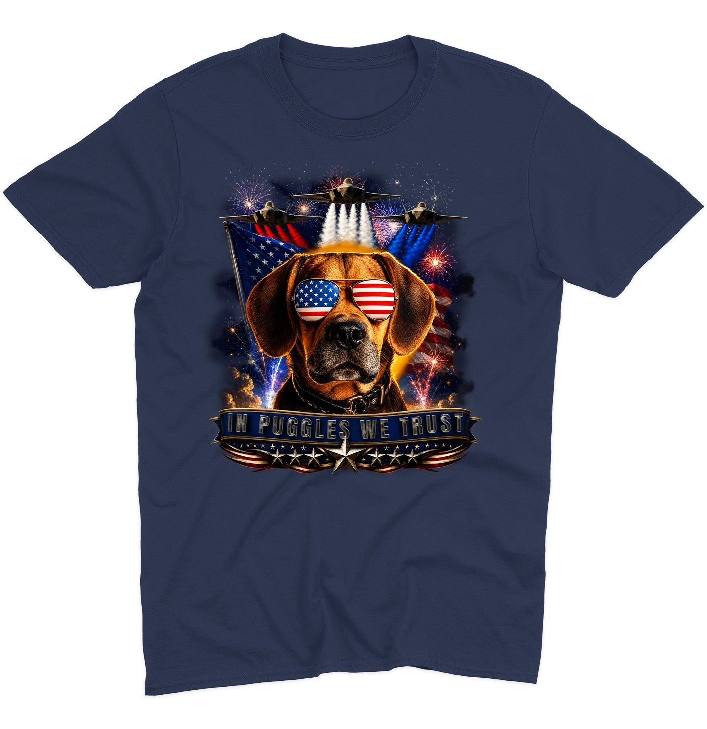 In Puggles We Trust - Adult Unisex T-Shirt
